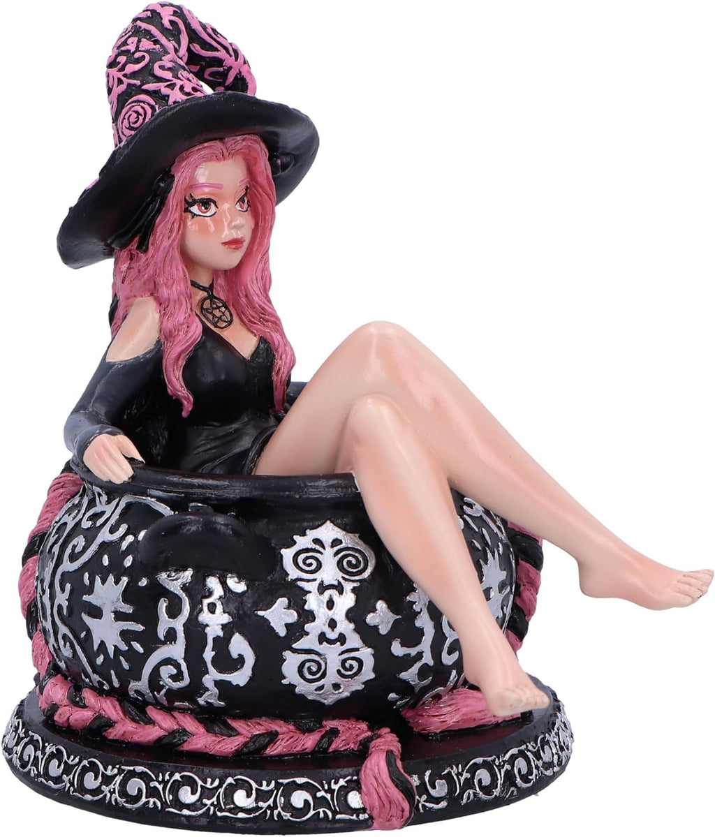 Baie Rose Sugar & Spice Pink Witch Figurine 14.5cm – Nemesis Now