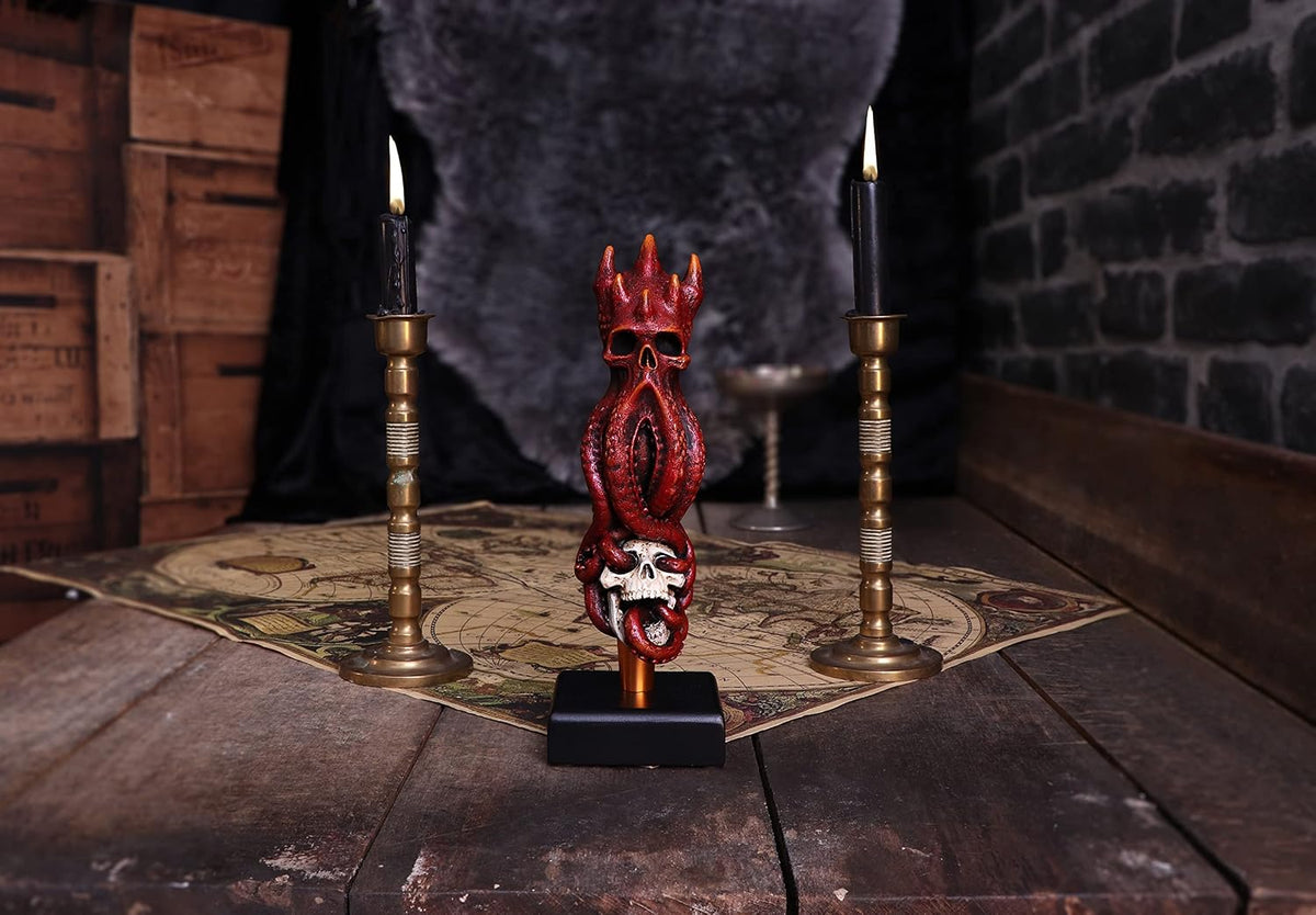 Kraken's Hold Red Kraken & Skull Figurine – Nemesis Now