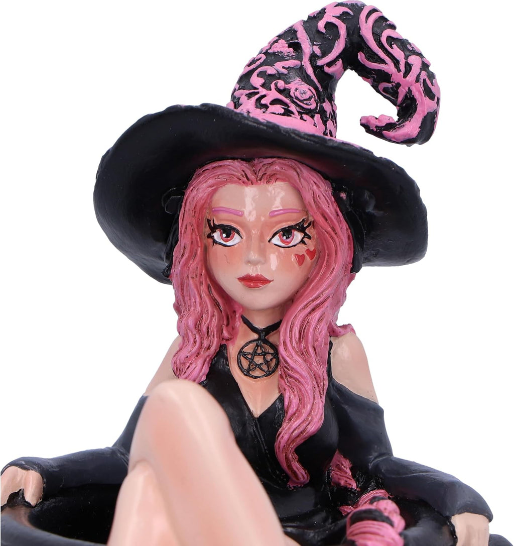 Baie Rose Sugar & Spice Pink Witch Figurine 14.5cm – Nemesis Now