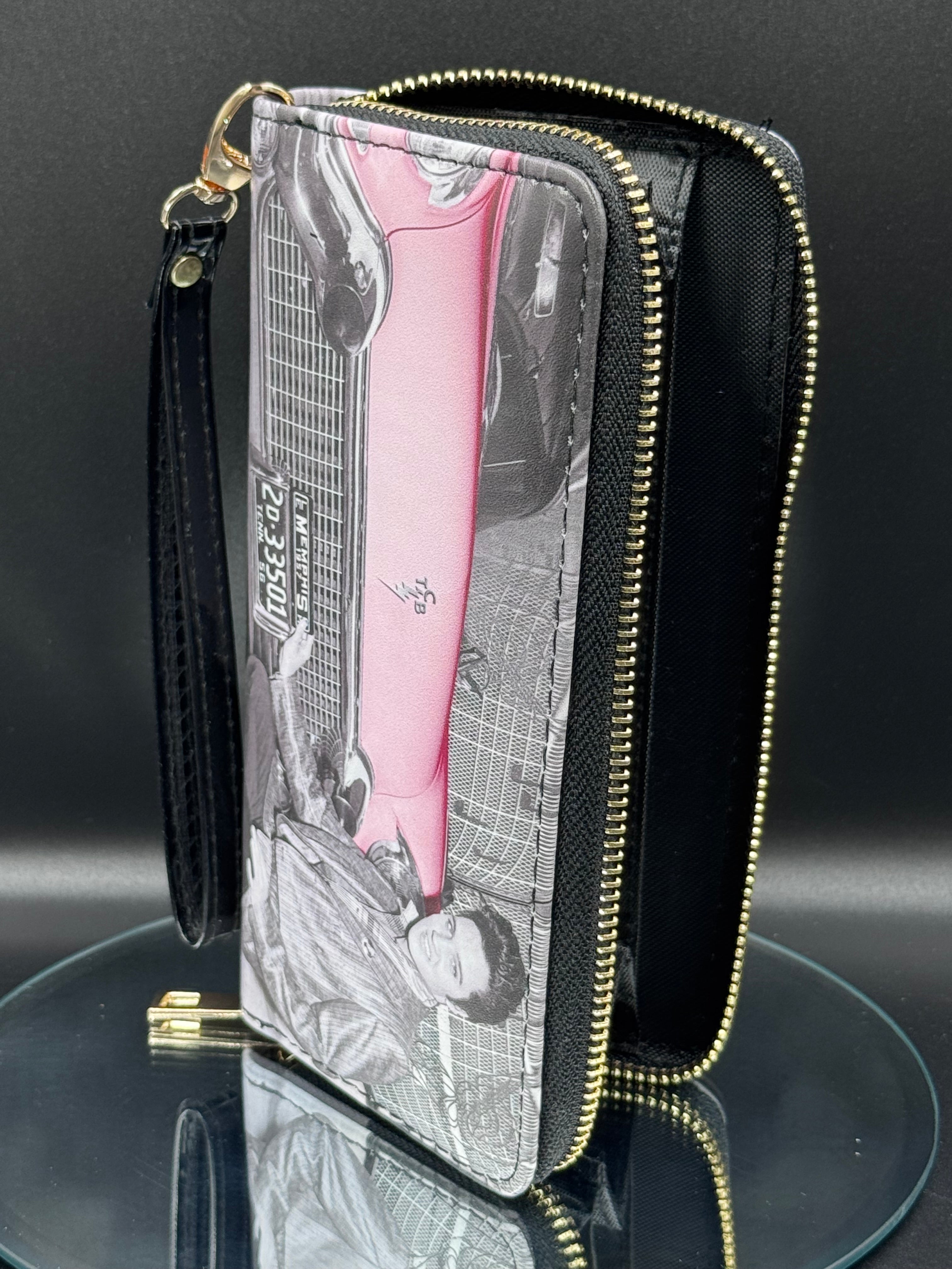 Elvis Cadillac Embossed Purse 19cm | Official Elvis Presley Gift