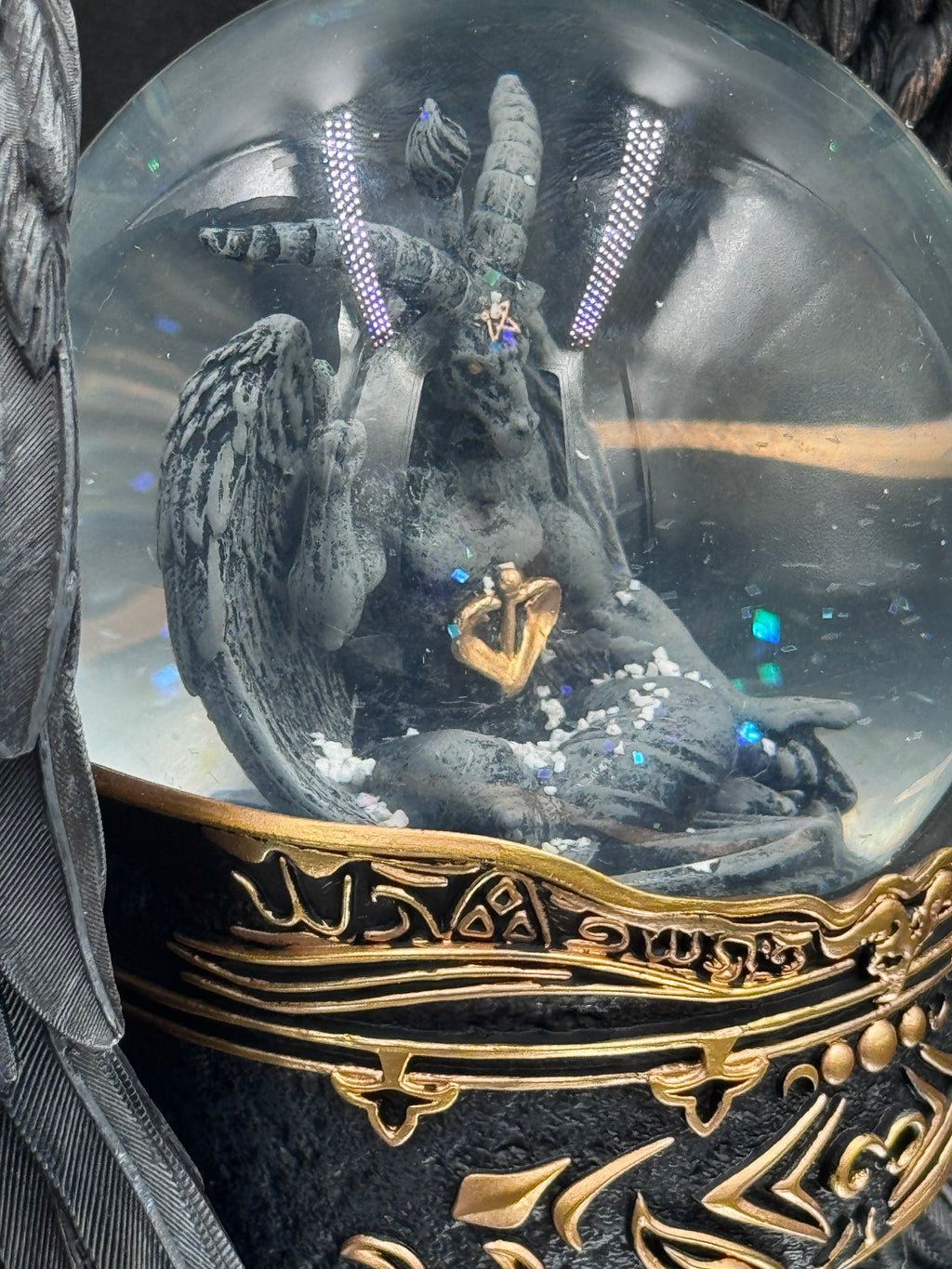 Baphomet Antiquity Snow Globe 22.5cm