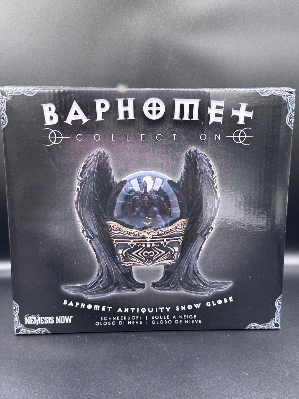 Baphomet Antiquity Snow Globe 22.5cm