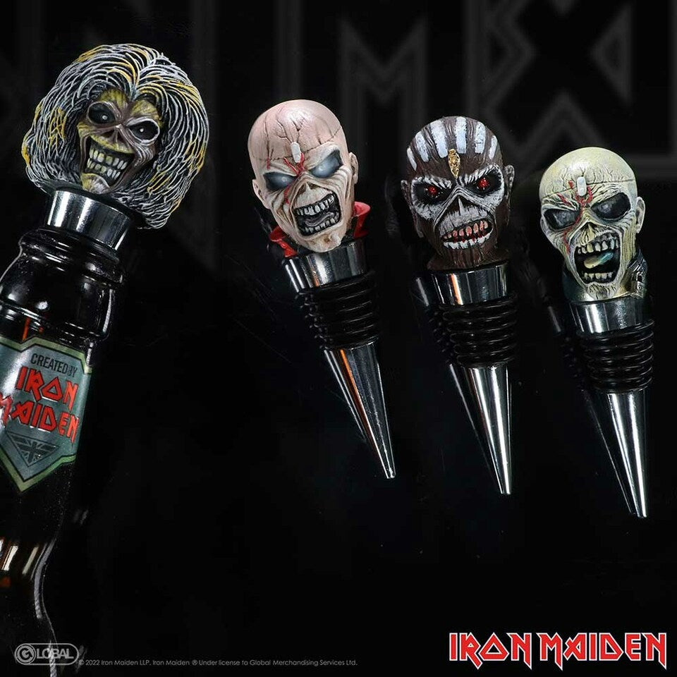 Iron Maiden Book of Souls Eddie Bottle Stopper, 10cm | Nemesis Now