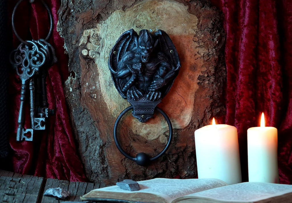 Grotesque Greeting Gothic Gargoyle Door Knocker 21.8cm