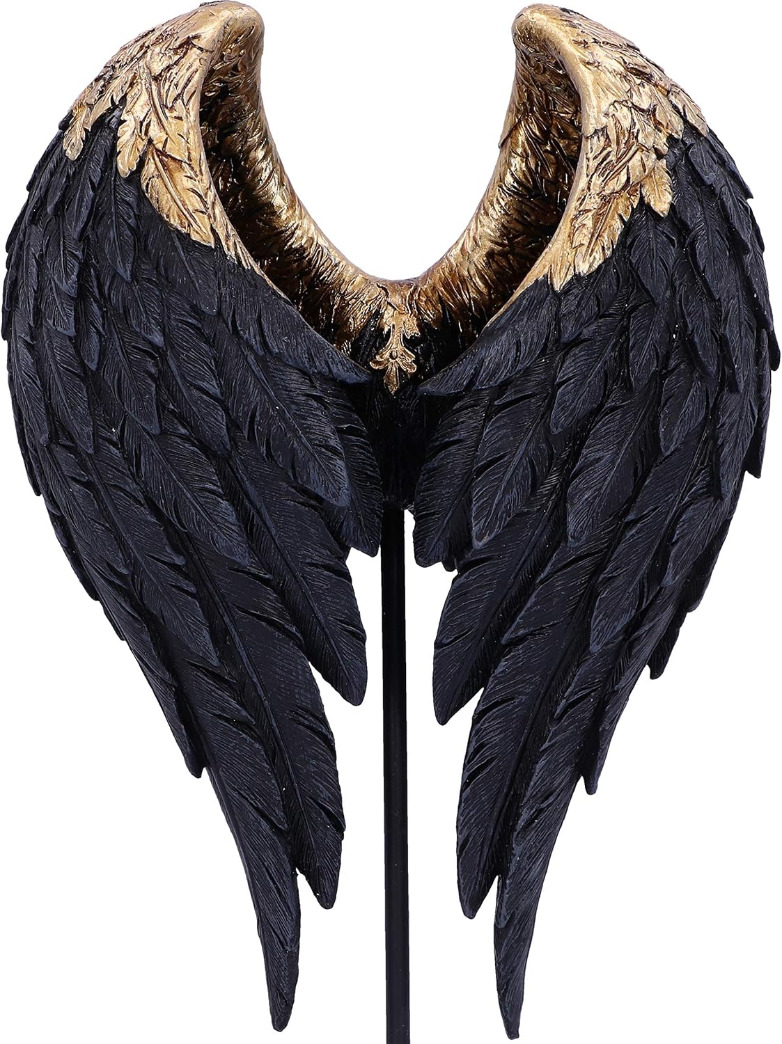 Dark Angel Black & Gold Wings Sculpture 26cm – Nemesis Now