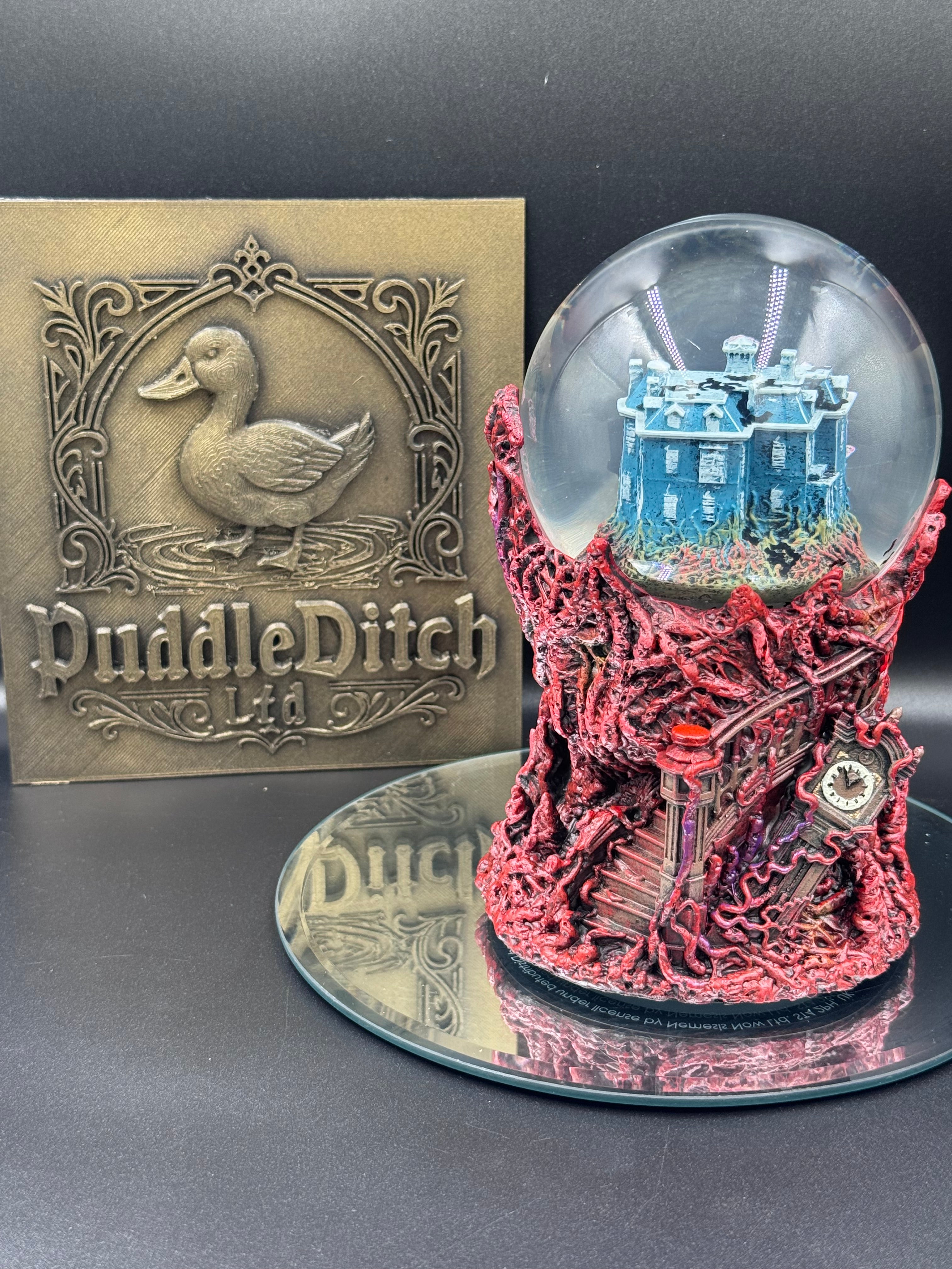 Stranger Things Vecna Snow Globe | Motorised Creel House Collectible | Nemesis Now