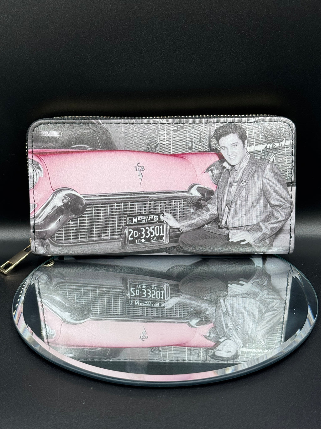 Elvis Cadillac Embossed Purse 19cm