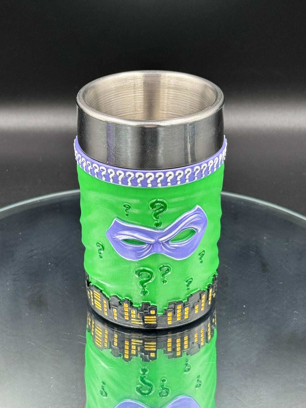 DC Batman Supervillains Mini Cup Set (Set of 3) – 8.5cm Resin Shot Glasses, Official DC Merchandise, Hand-Painted