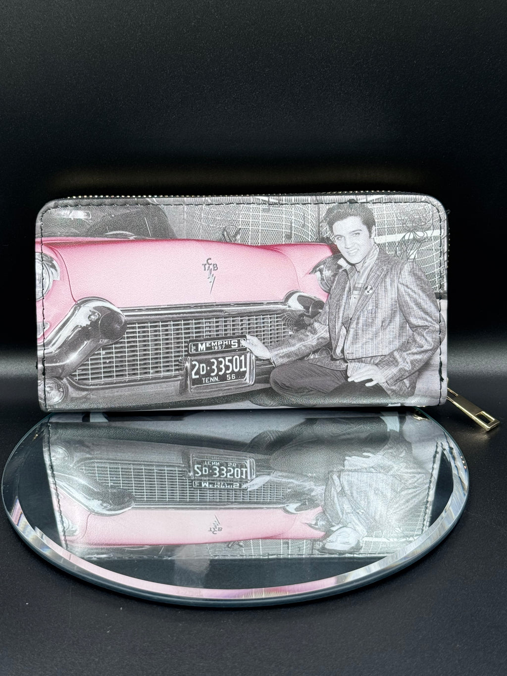 Elvis Cadillac Embossed Purse 19cm