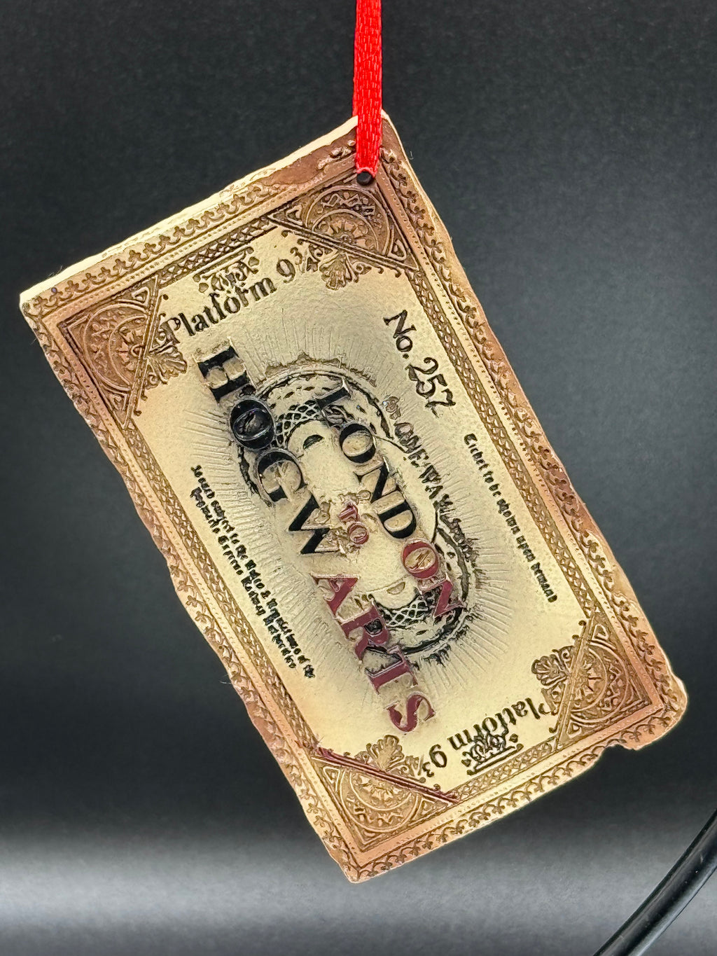 Harry Potter Hogwarts Express Ticket Hanging Ornament