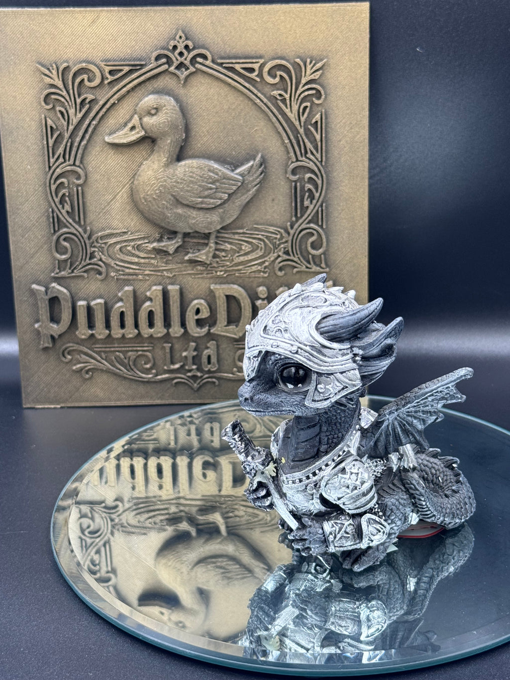 Sir Swordflame Dragon Figurine 10cm