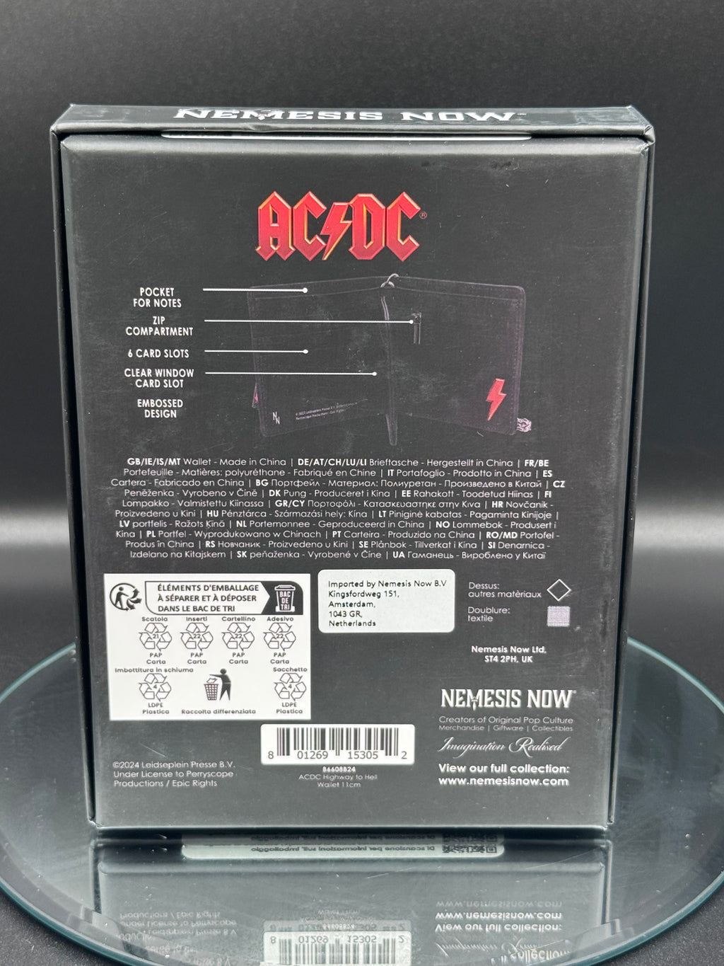 ACDC Highway to Hell Wallet 11cm