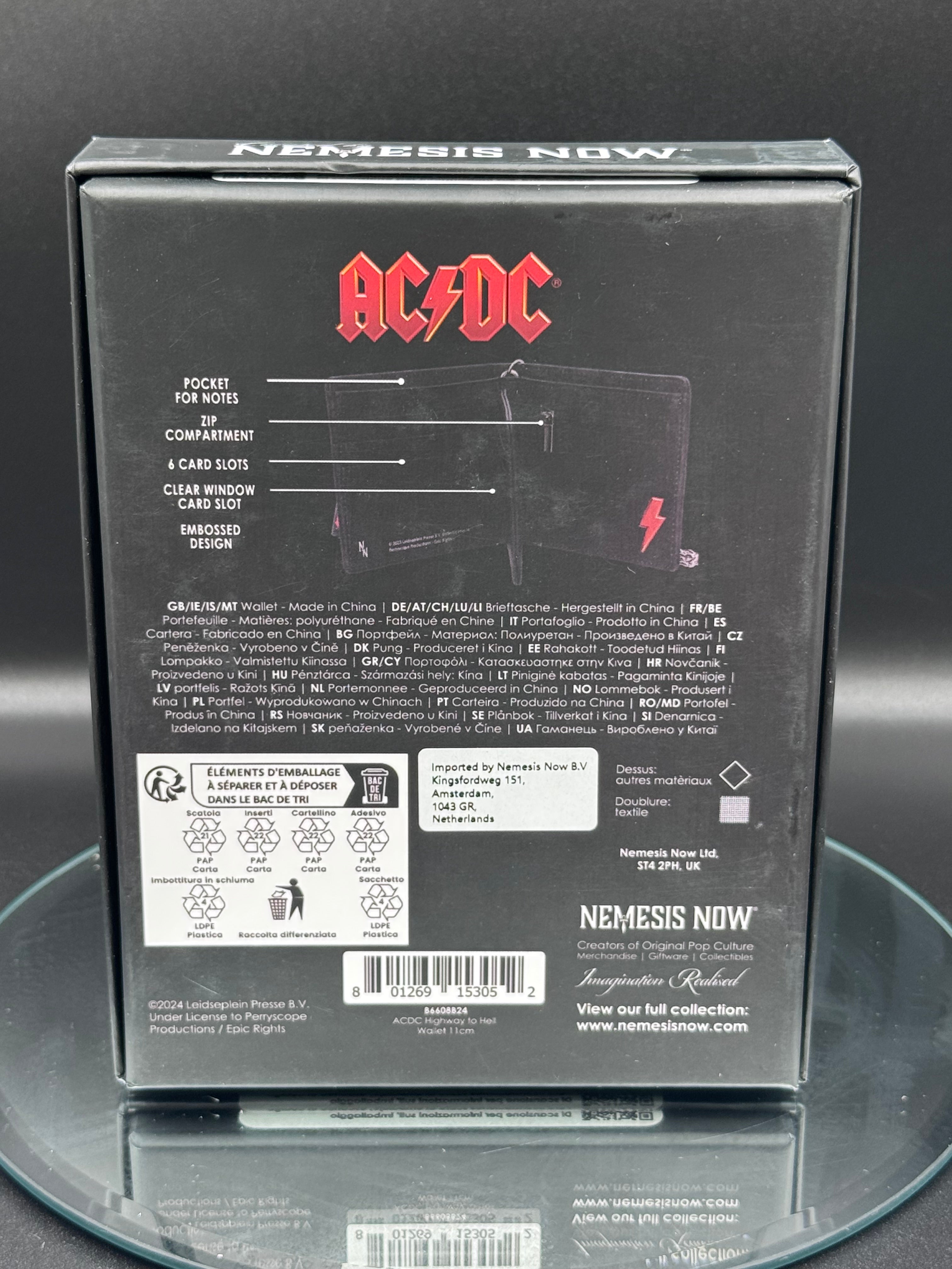 ACDC Highway to Hell Wallet 11cm