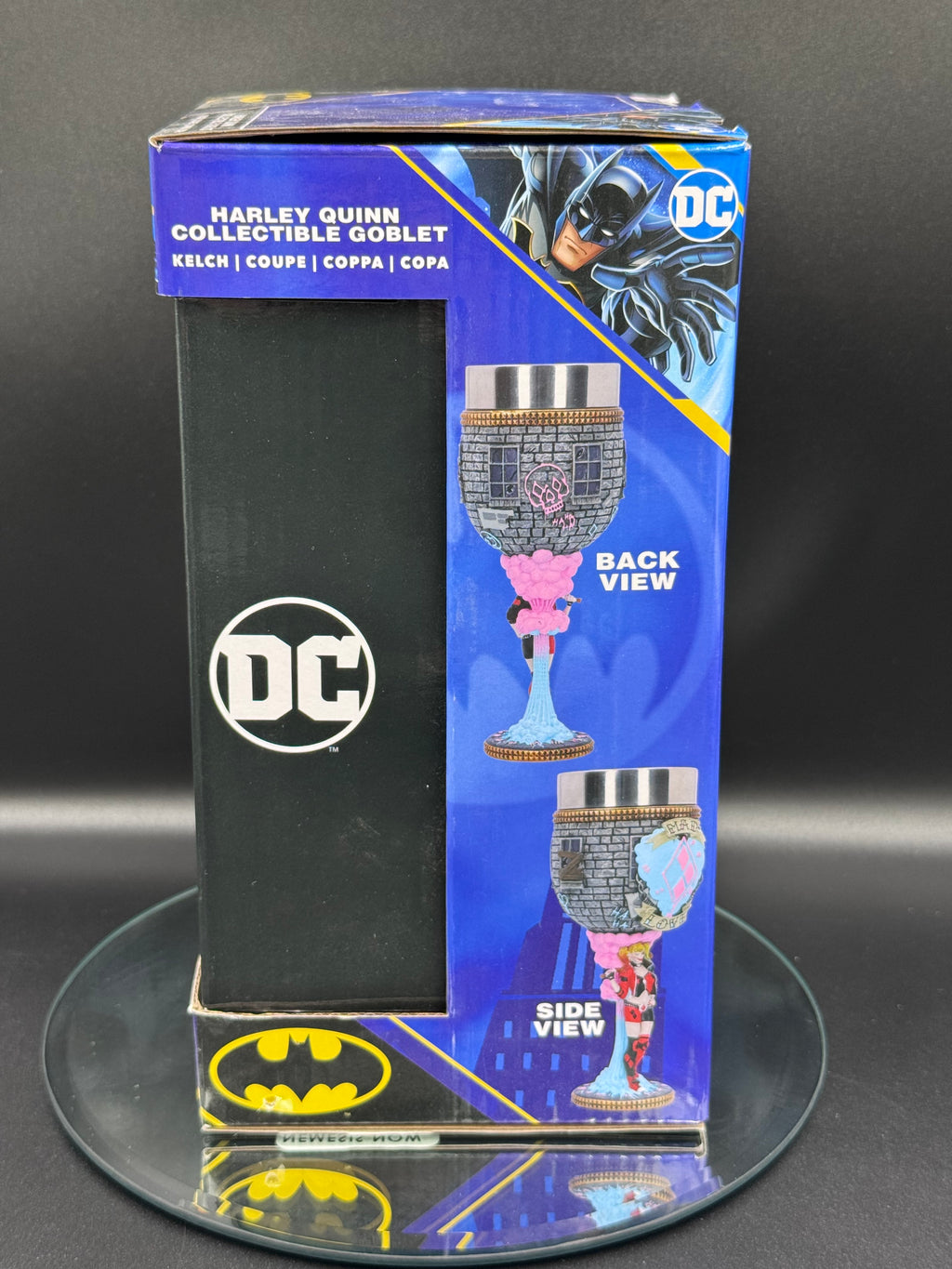 Harley Quinn Goblet DC Batman Official Resin Cup w/ Stainless Steel Liner