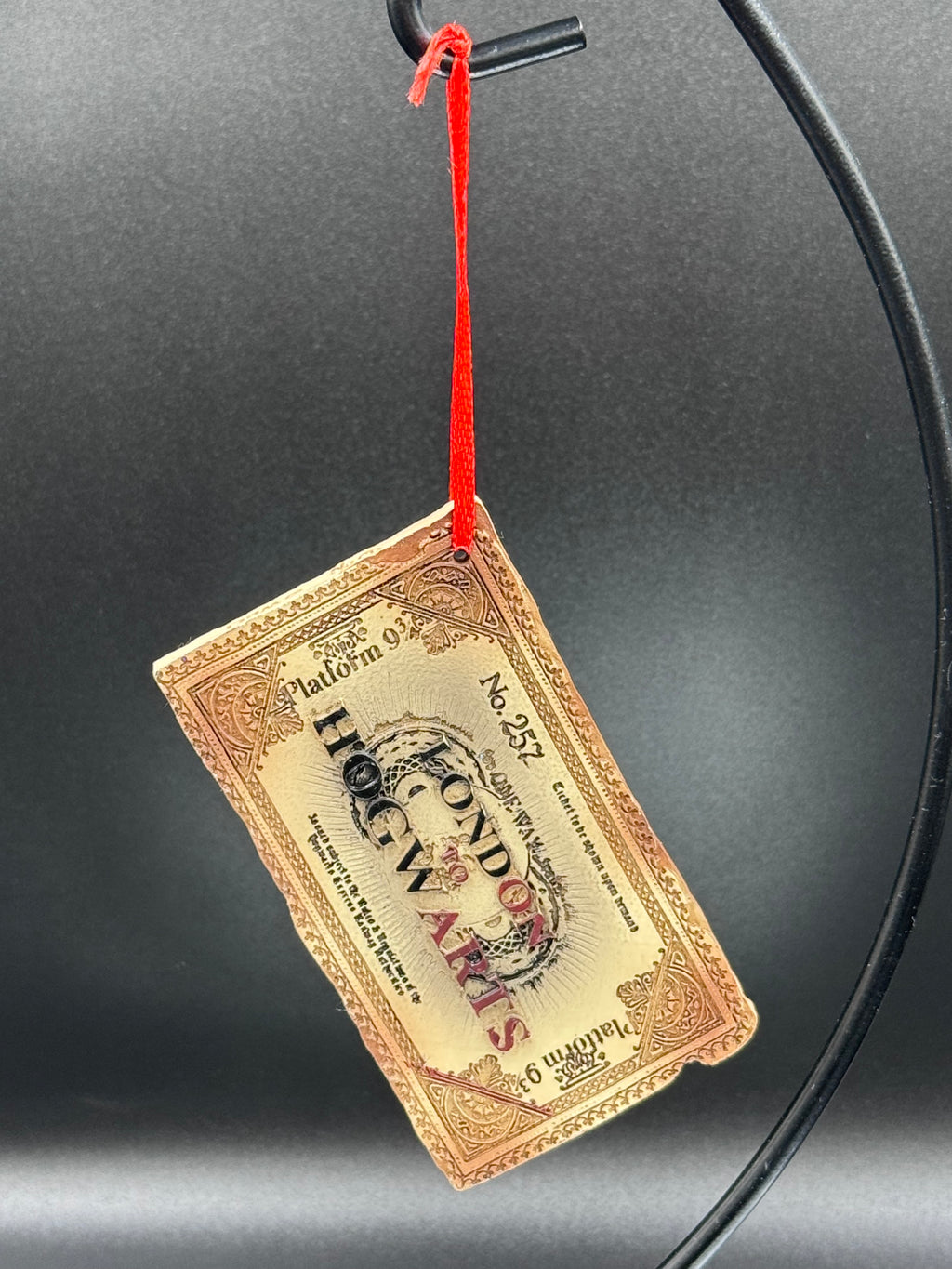 Harry Potter Hogwarts Express Ticket Hanging Ornament