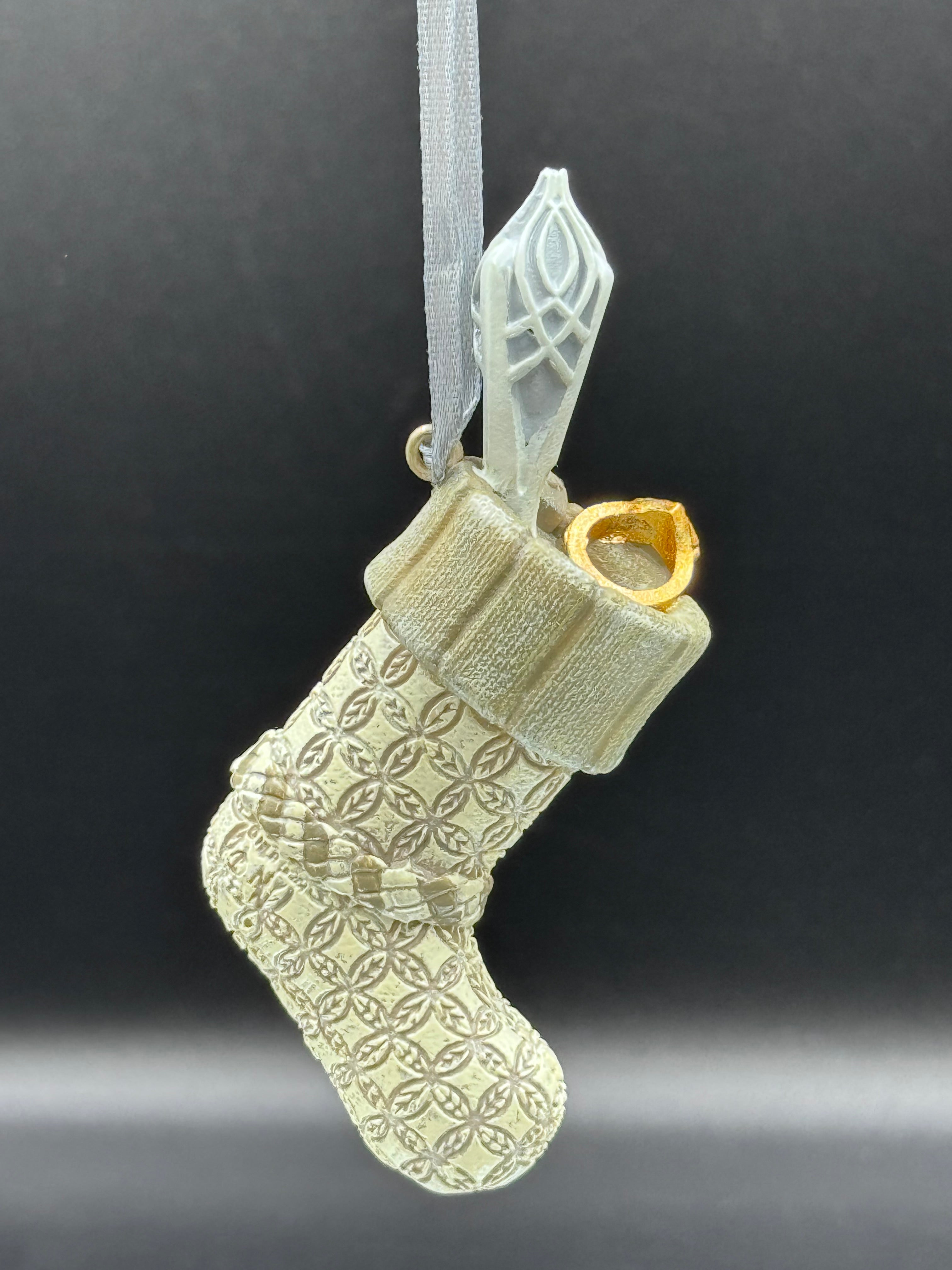 Lord of the Rings Gandalf the White Stocking Hanging Ornament 7.5cm