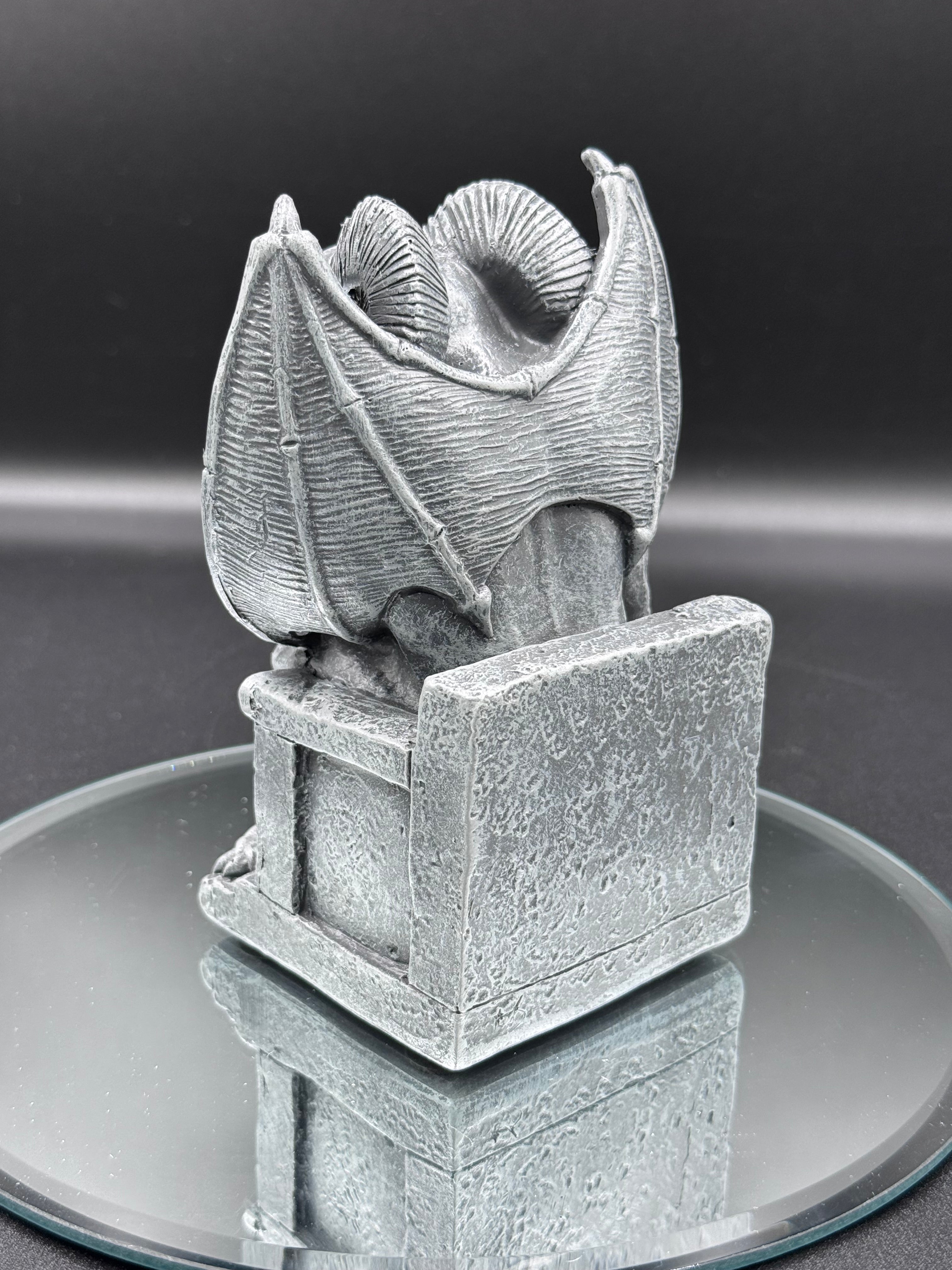 Edo Dark Black Grotesque Gargoyle Figurine