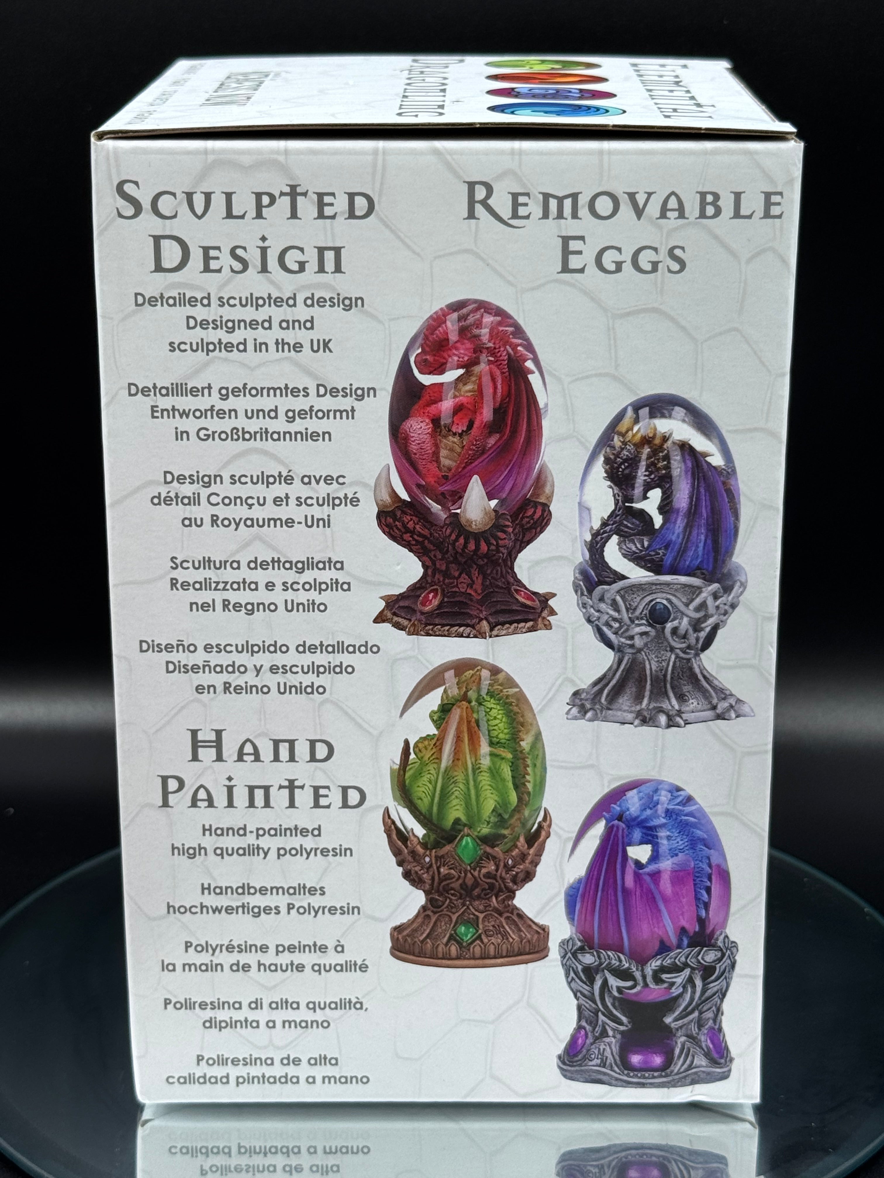 Elemental Dragonlings Air Dragon Figurine in Crystal Egg | Nemesis Now