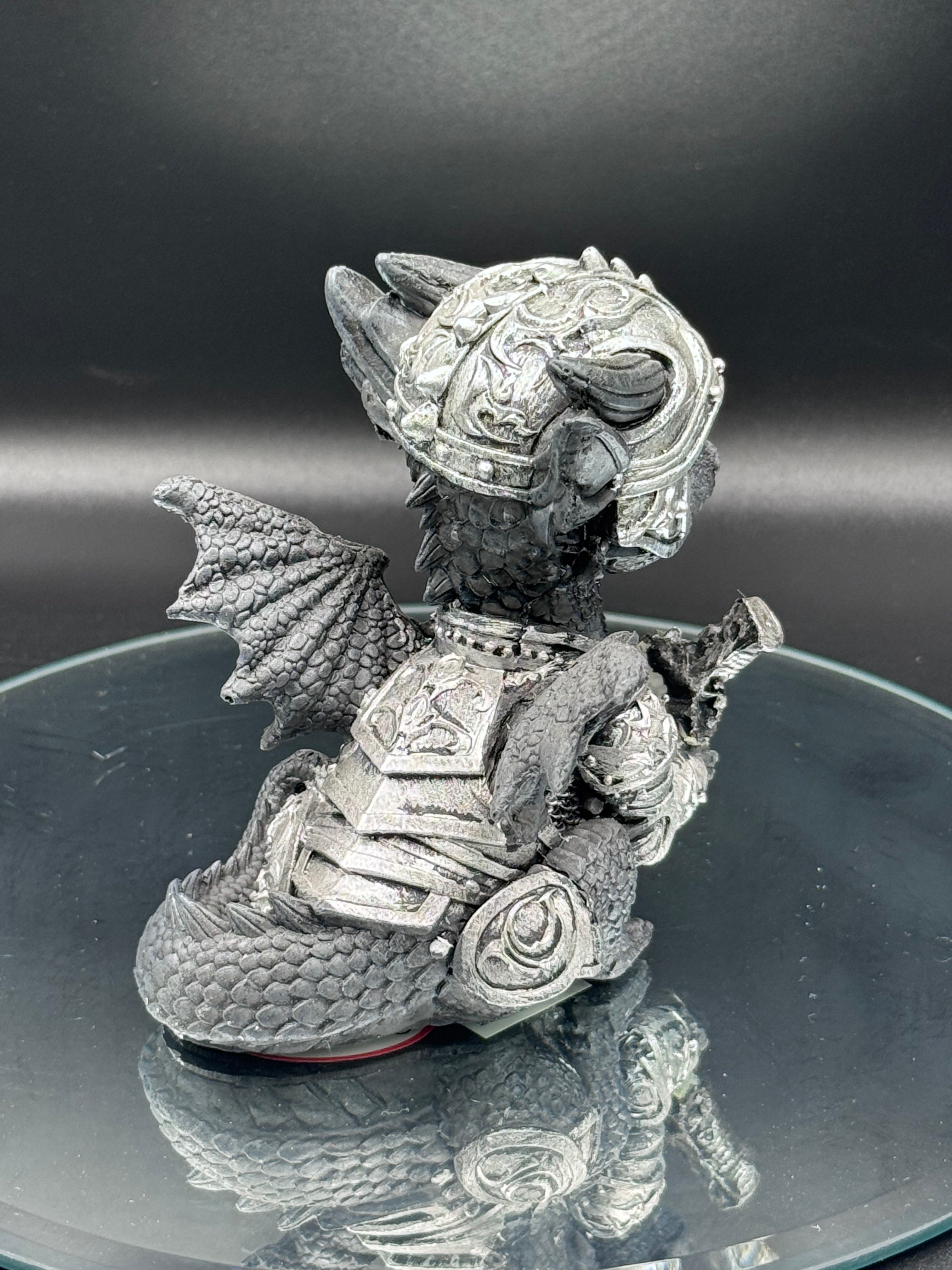 Sir Swordflame Dragon Figurine 10cm