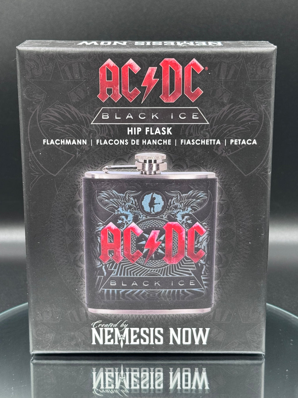 ACDC Black Ice Hip Flask