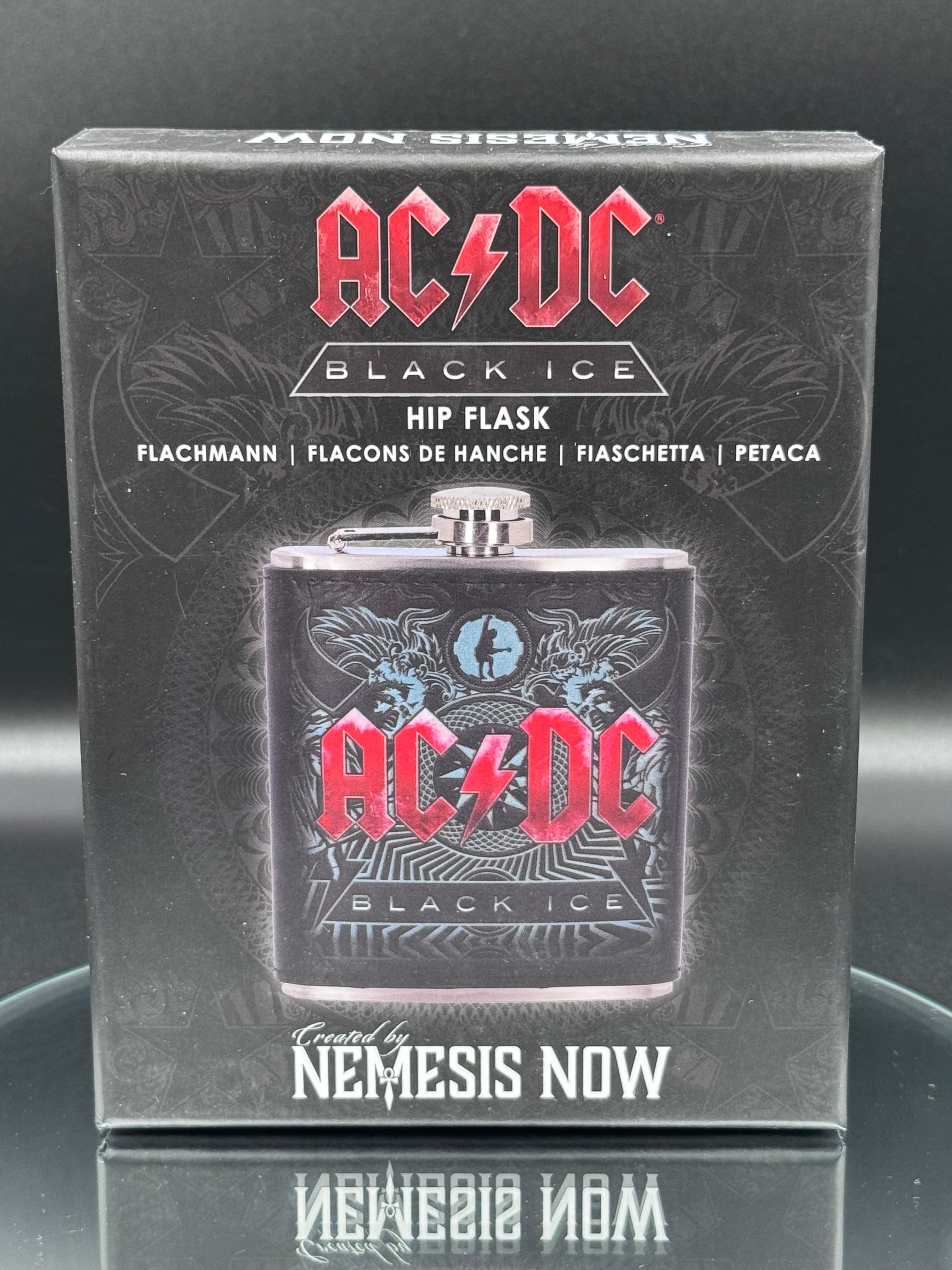 ACDC Black Ice Hip Flask