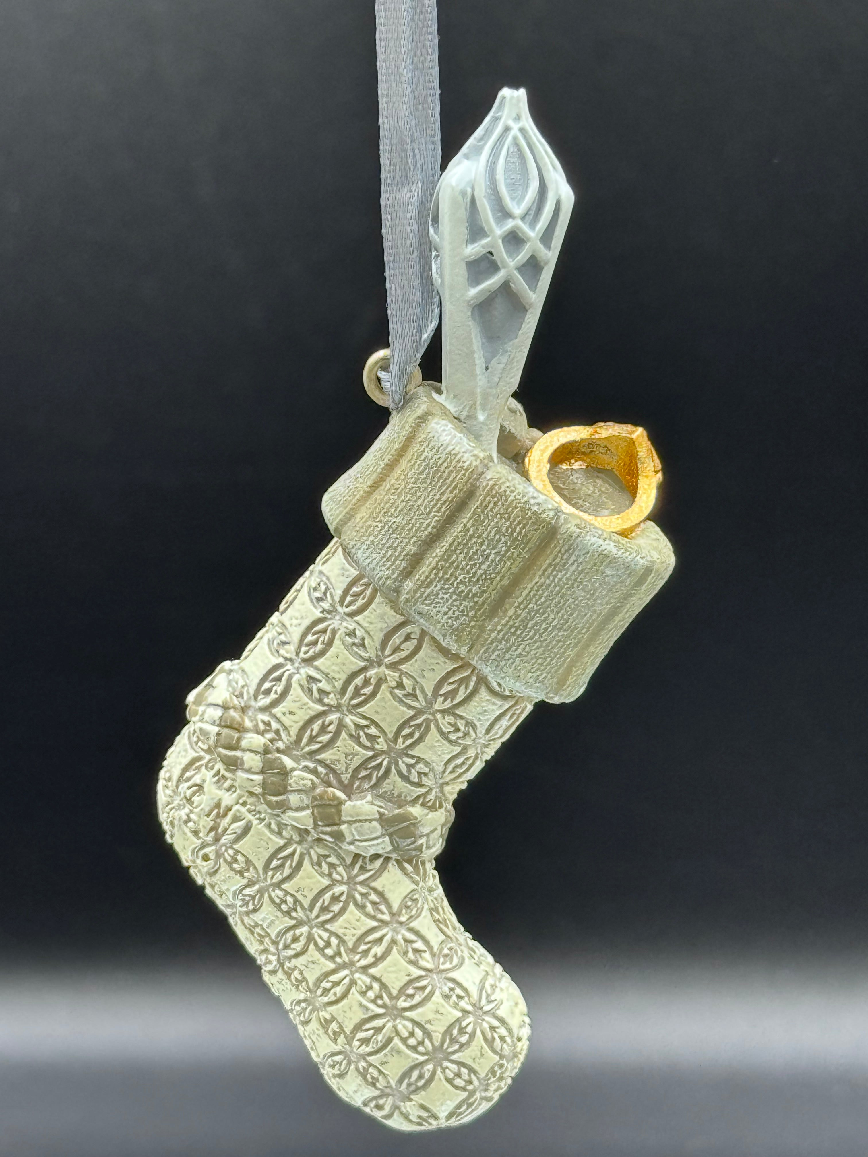 Lord of the Rings Gandalf the White Stocking Hanging Ornament 7.5cm