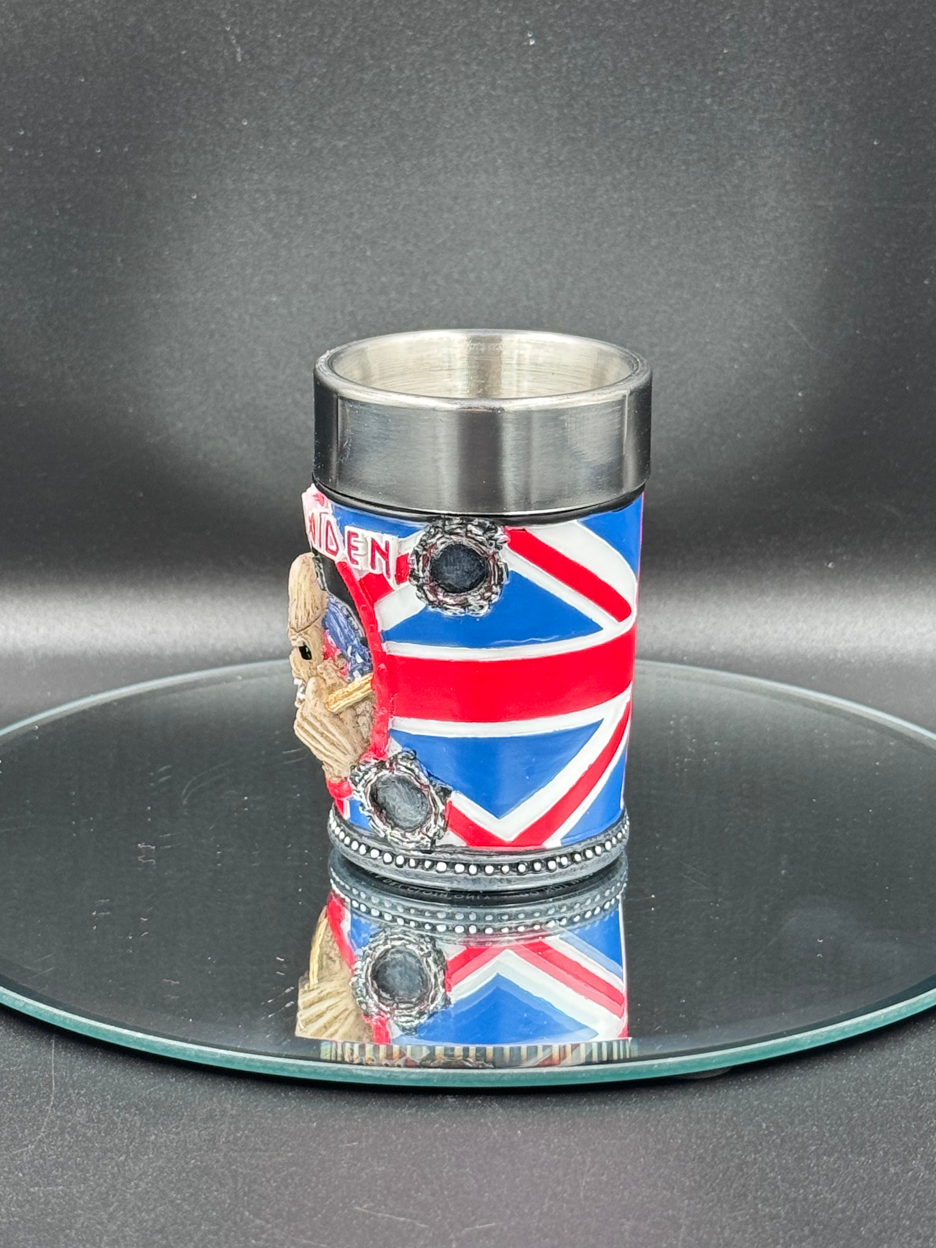 Iron Maiden Eddie The Trooper Shot Glass Officially Licensed Merchandise