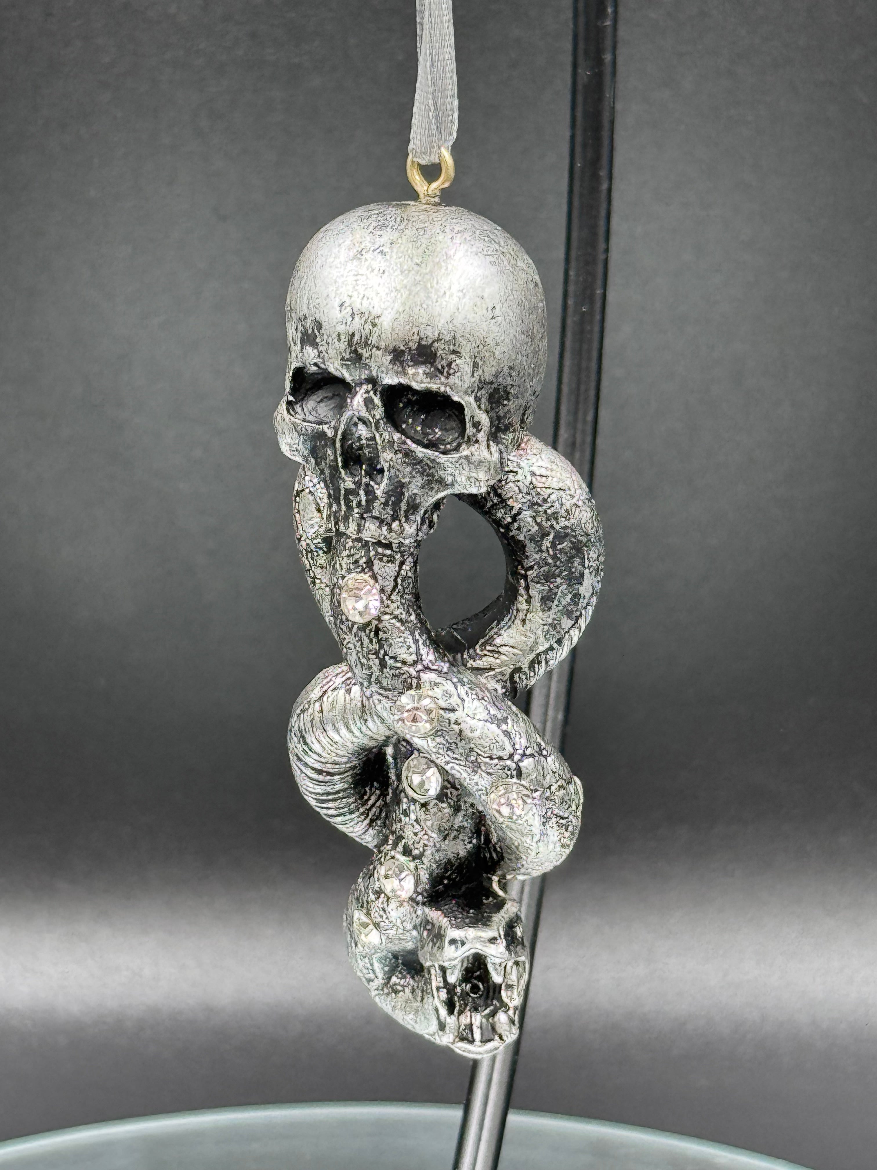 Harry Potter Dark Mark Voldemort Hanging Ornament, Silver, 9.5cm