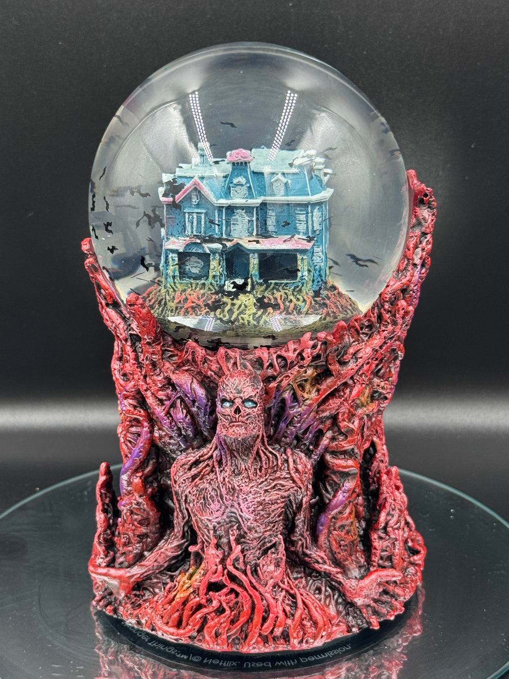 Stranger Things Vecna Snow Globe | Motorised Creel House Collectible | Nemesis Now