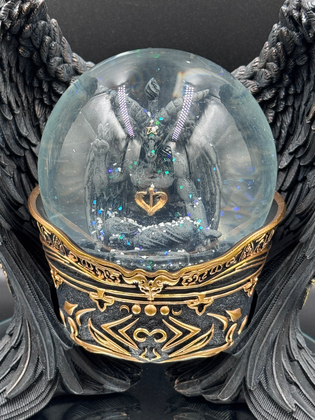 Baphomet Antiquity Snow Globe 22.5cm