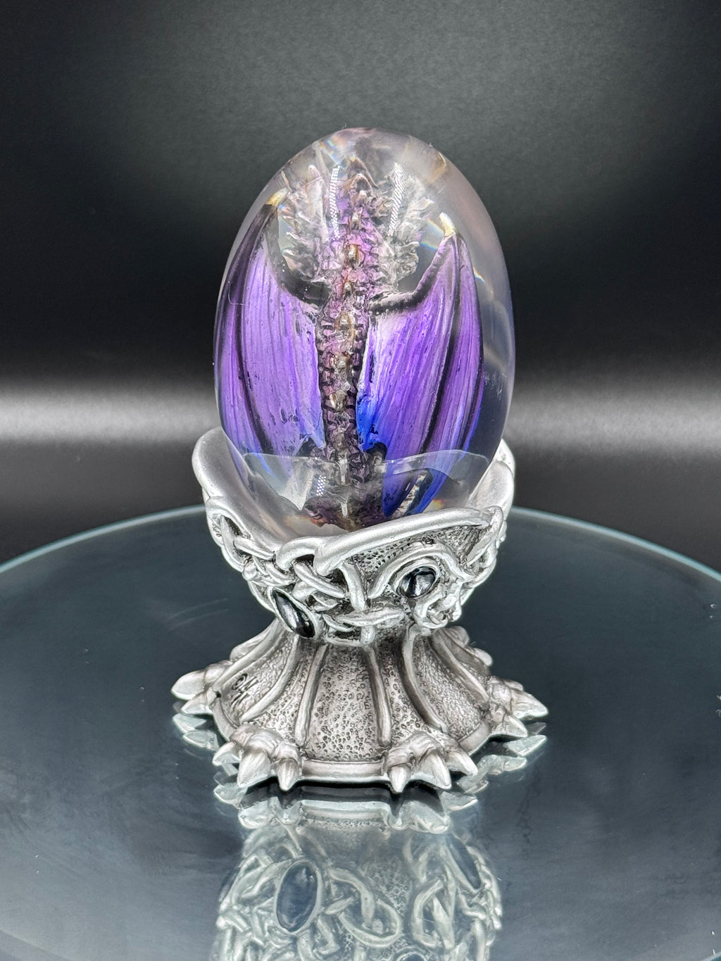 Elemental Dragonlings Air Dragon Figurine in Crystal Egg | Nemesis Now
