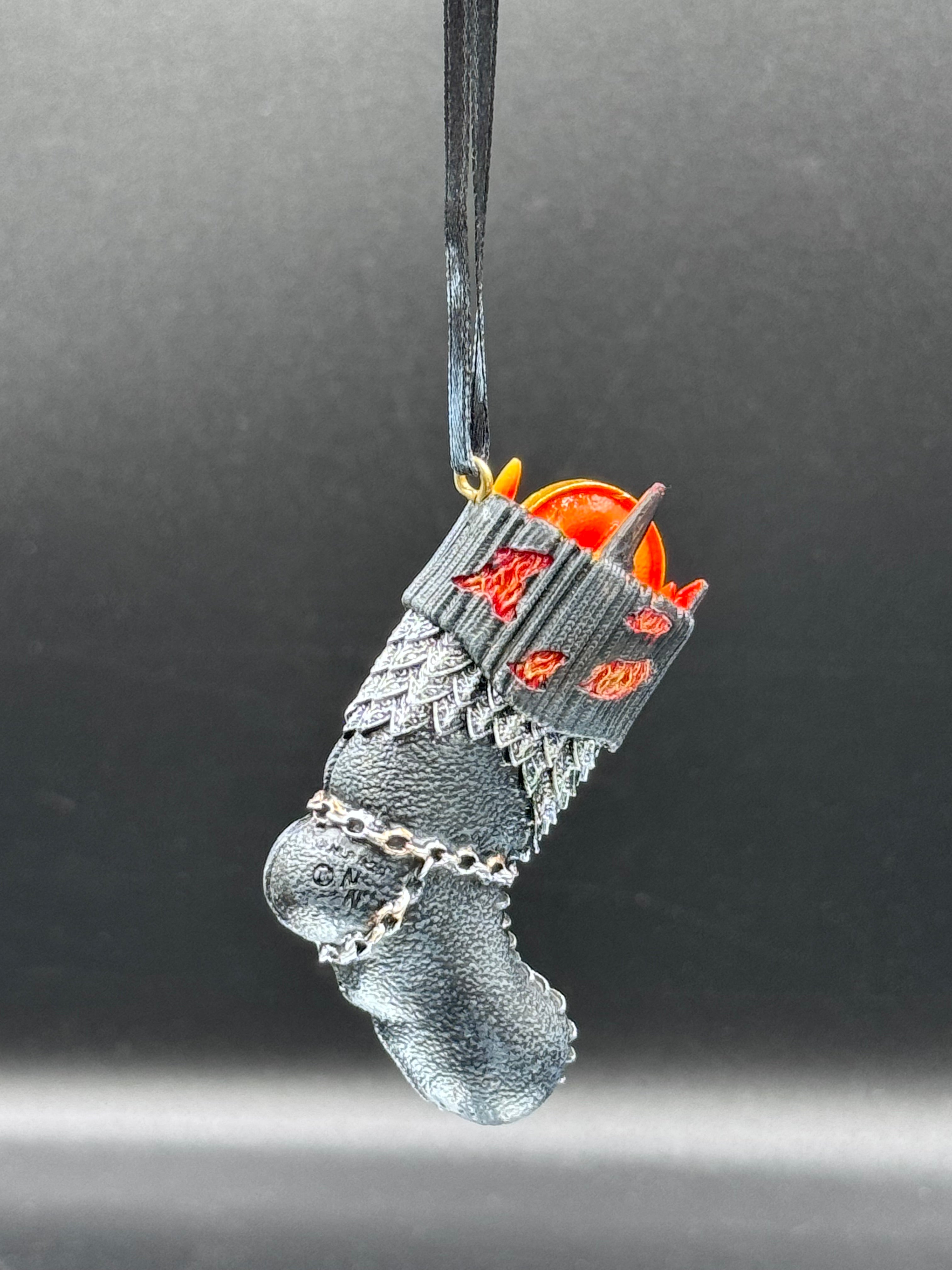 Lord of the Rings Sauron Stocking Hanging Ornament 6.5cm