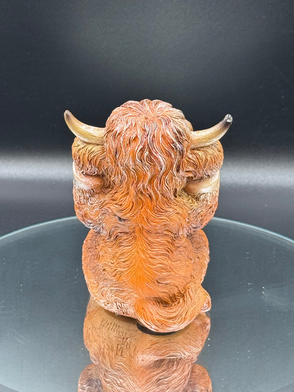 Three Wise Highland Cows 9.6cm