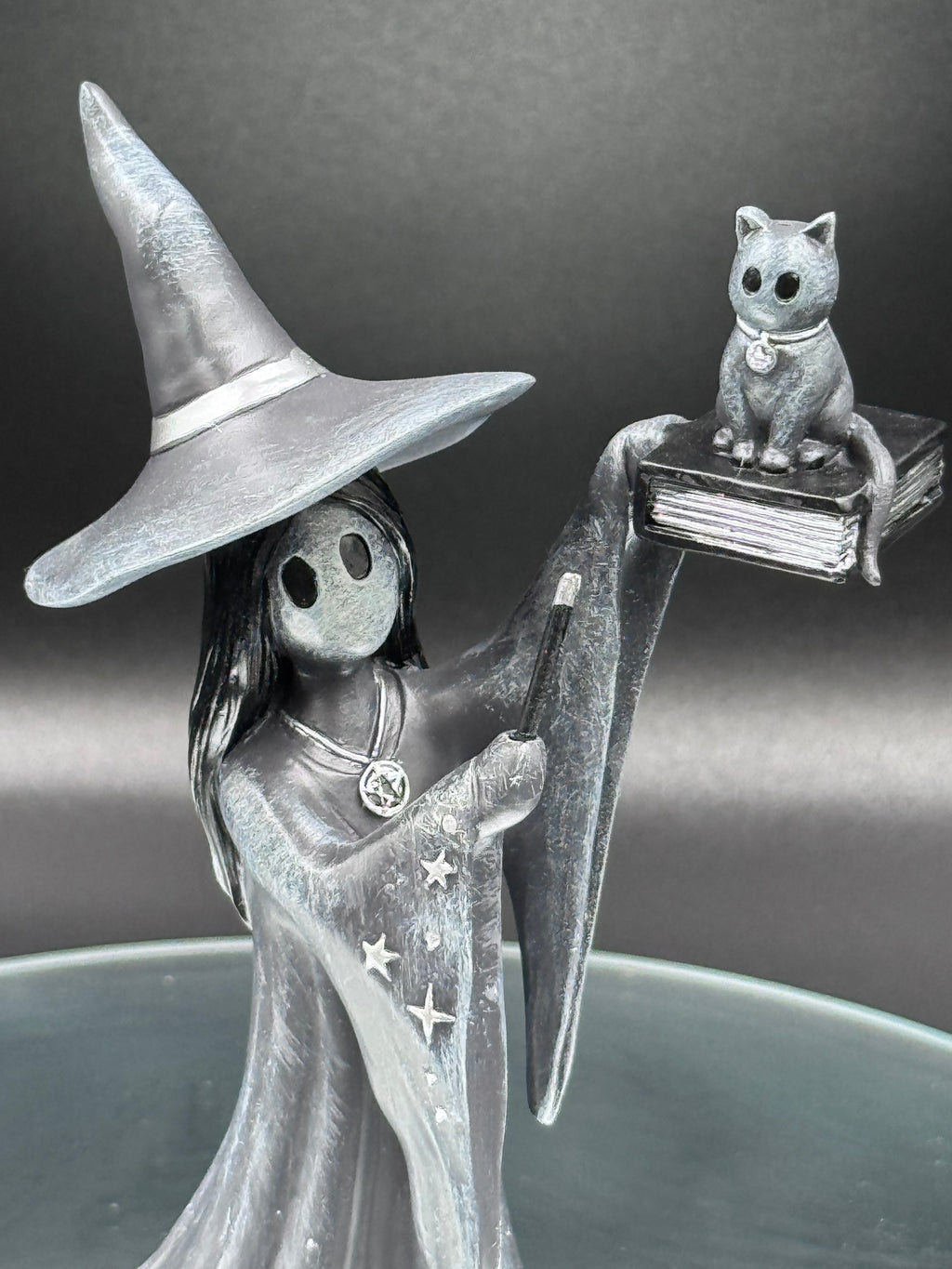Little Souls Shimmer Witch Cat Figurine 12.5cm | Nemesis Now
