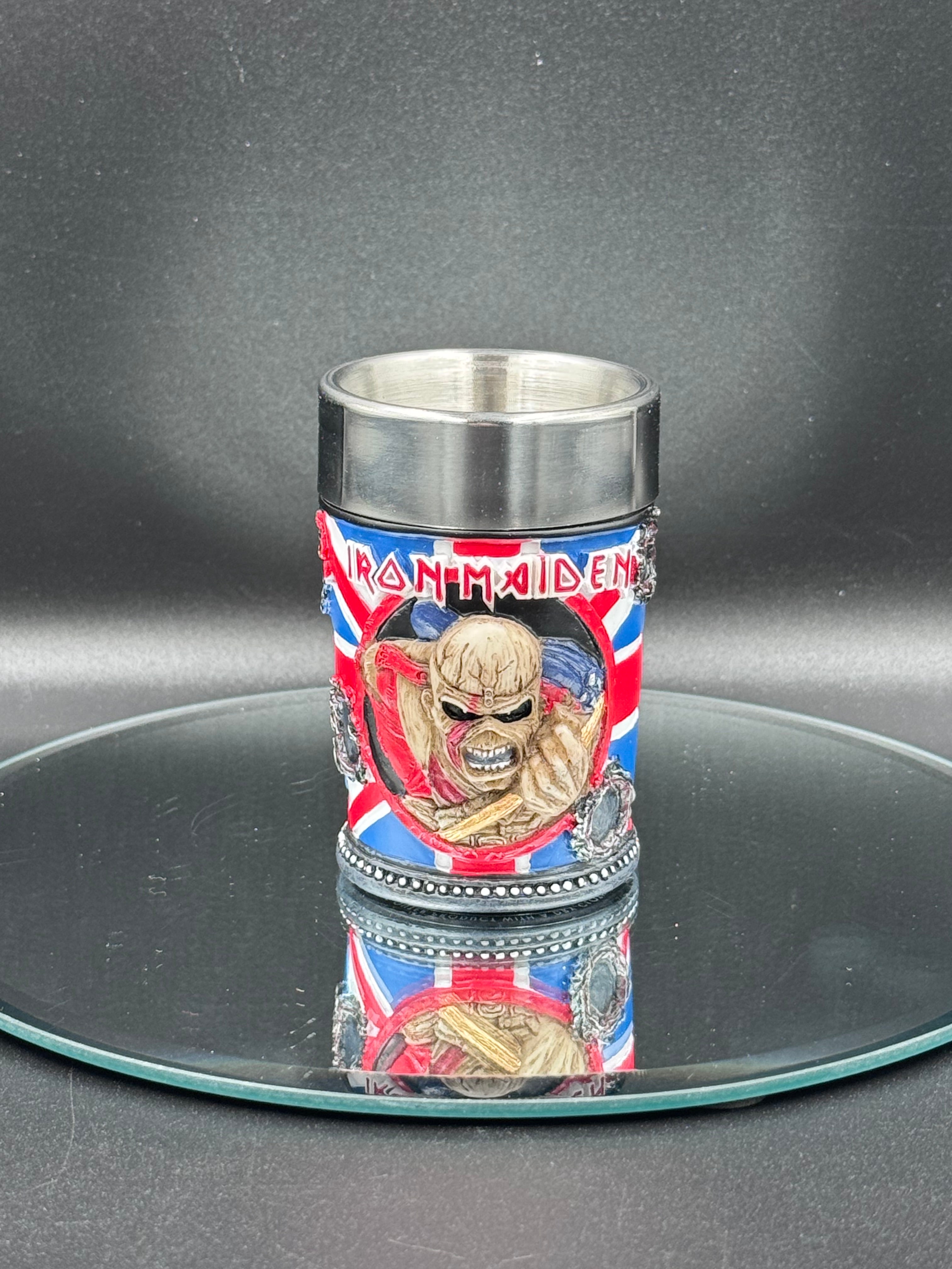 Iron Maiden Eddie The Trooper Shot Glass Officially Licensed Merchandise
