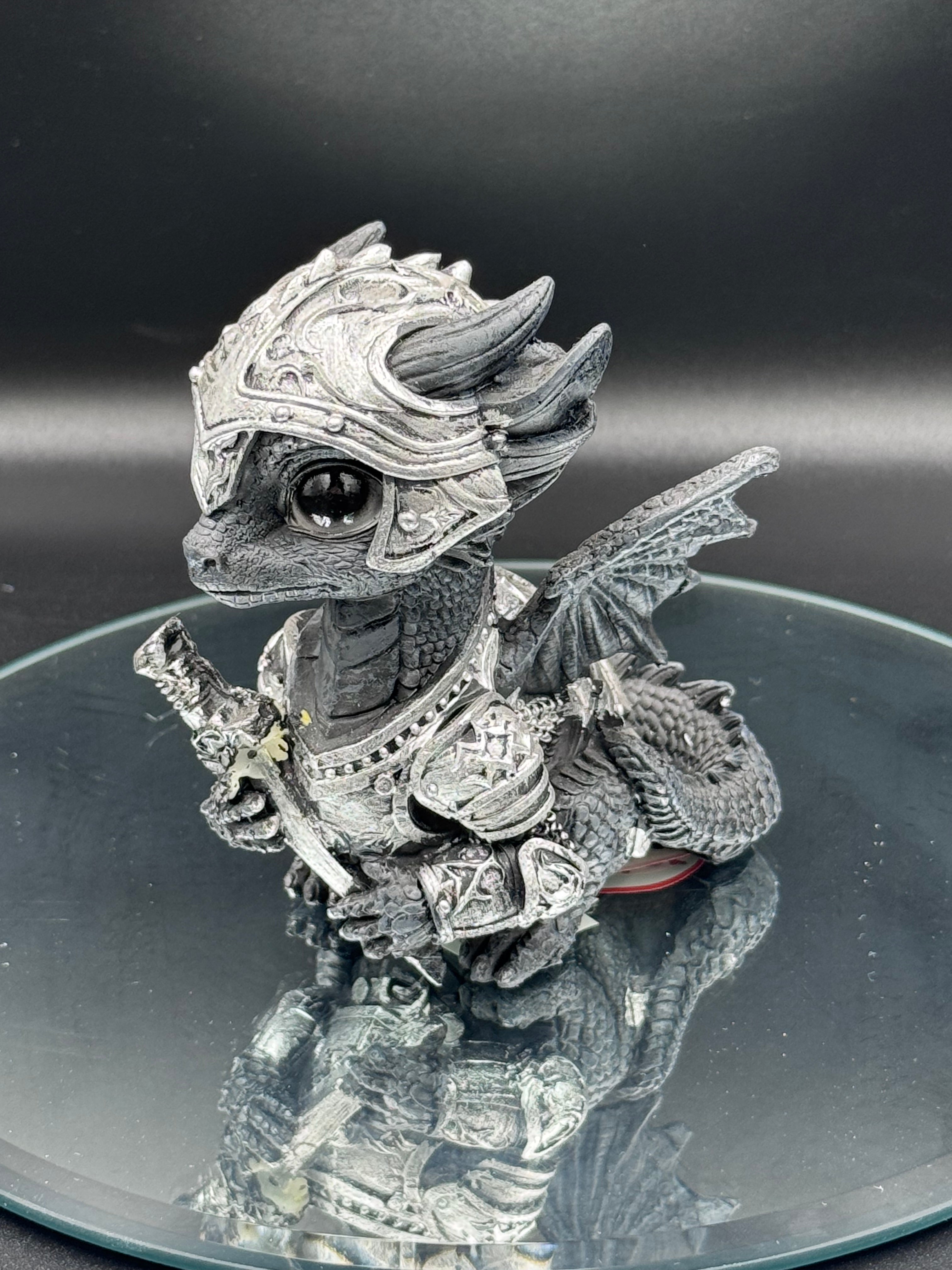 Sir Swordflame Dragon Figurine 10cm
