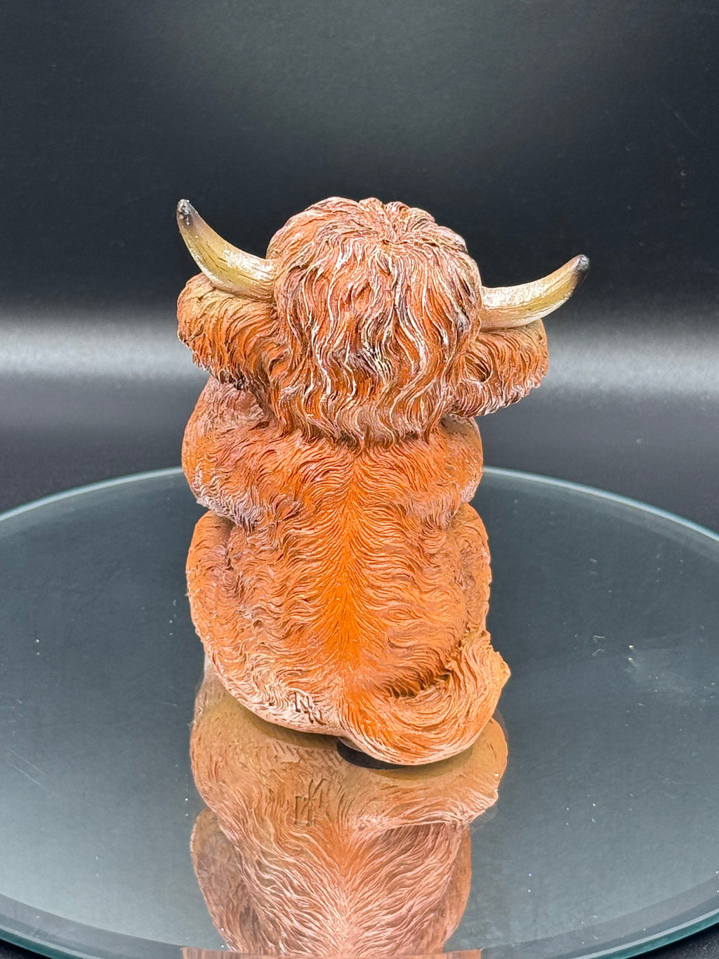 Three Wise Highland Cows 9.6cm
