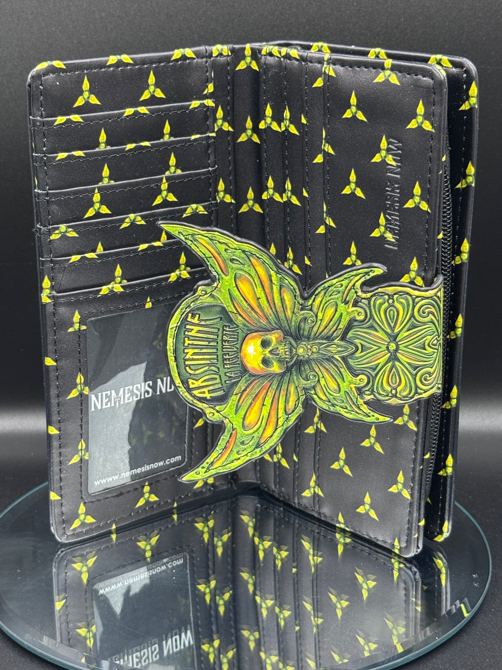 Absinthe - La Fee Verte Embossed Purse 18.5cm