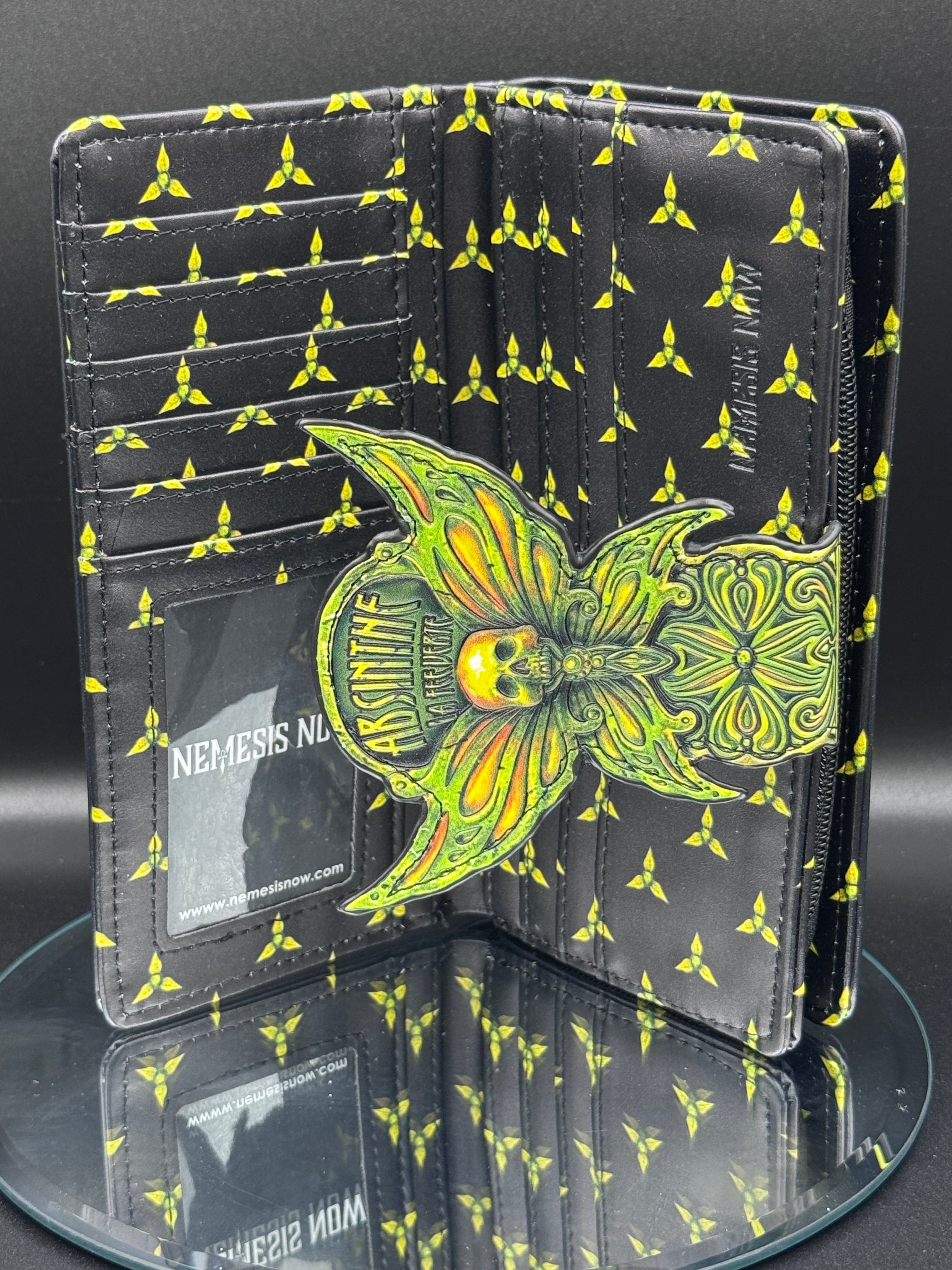 Absinthe - La Fee Verte Embossed Purse 18.5cm