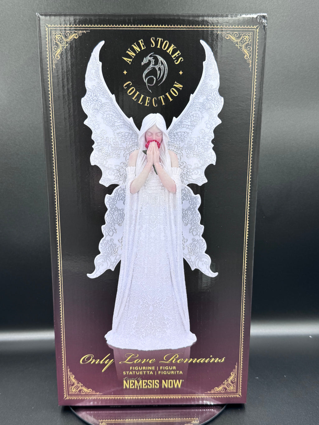 Anne Stokes Only Love Remains, Large Figurine, White, 35cm