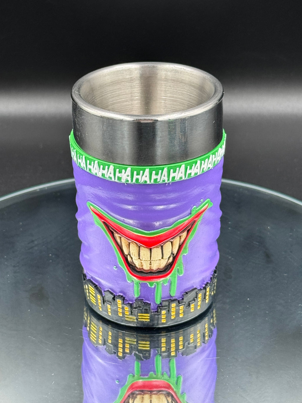 DC Batman Supervillains Mini Cup Set (Set of 3) – 8.5cm Resin Shot Glasses, Official DC Merchandise, Hand-Painted