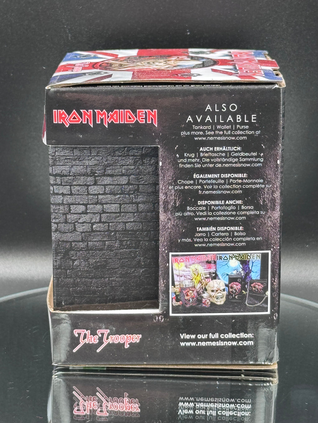 Iron Maiden Eddie The Trooper Shot Glass Officially Licensed Merchandise