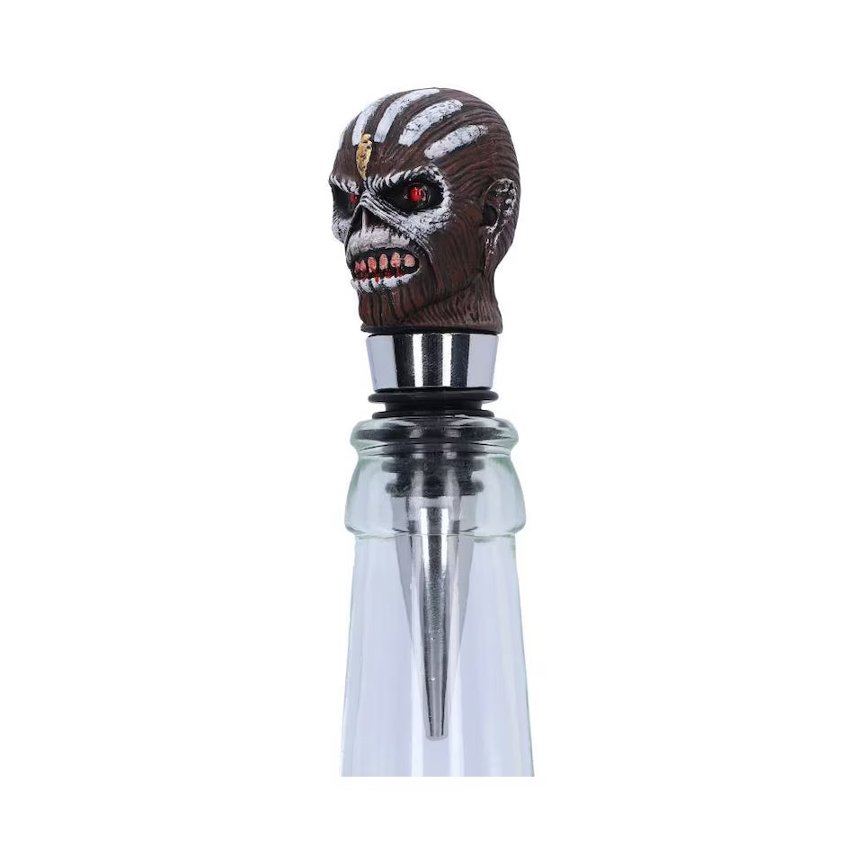 Iron Maiden Book of Souls Eddie Bottle Stopper, 10cm | Nemesis Now