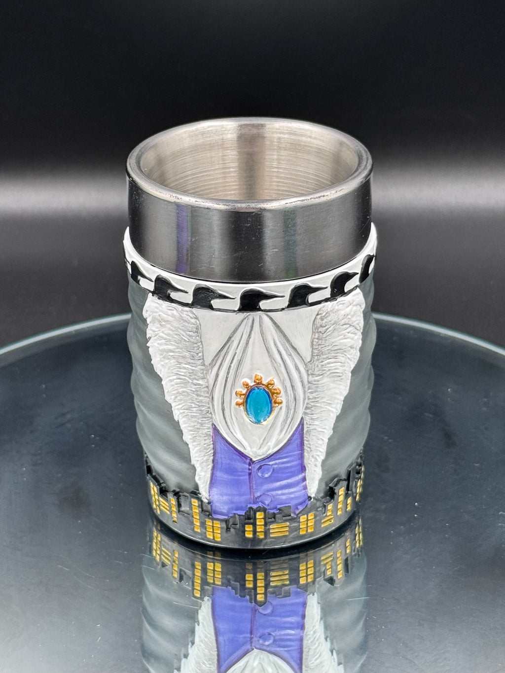 DC Batman Supervillains Mini Cup Set (Set of 3) – 8.5cm Resin Shot Glasses, Official DC Merchandise, Hand-Painted