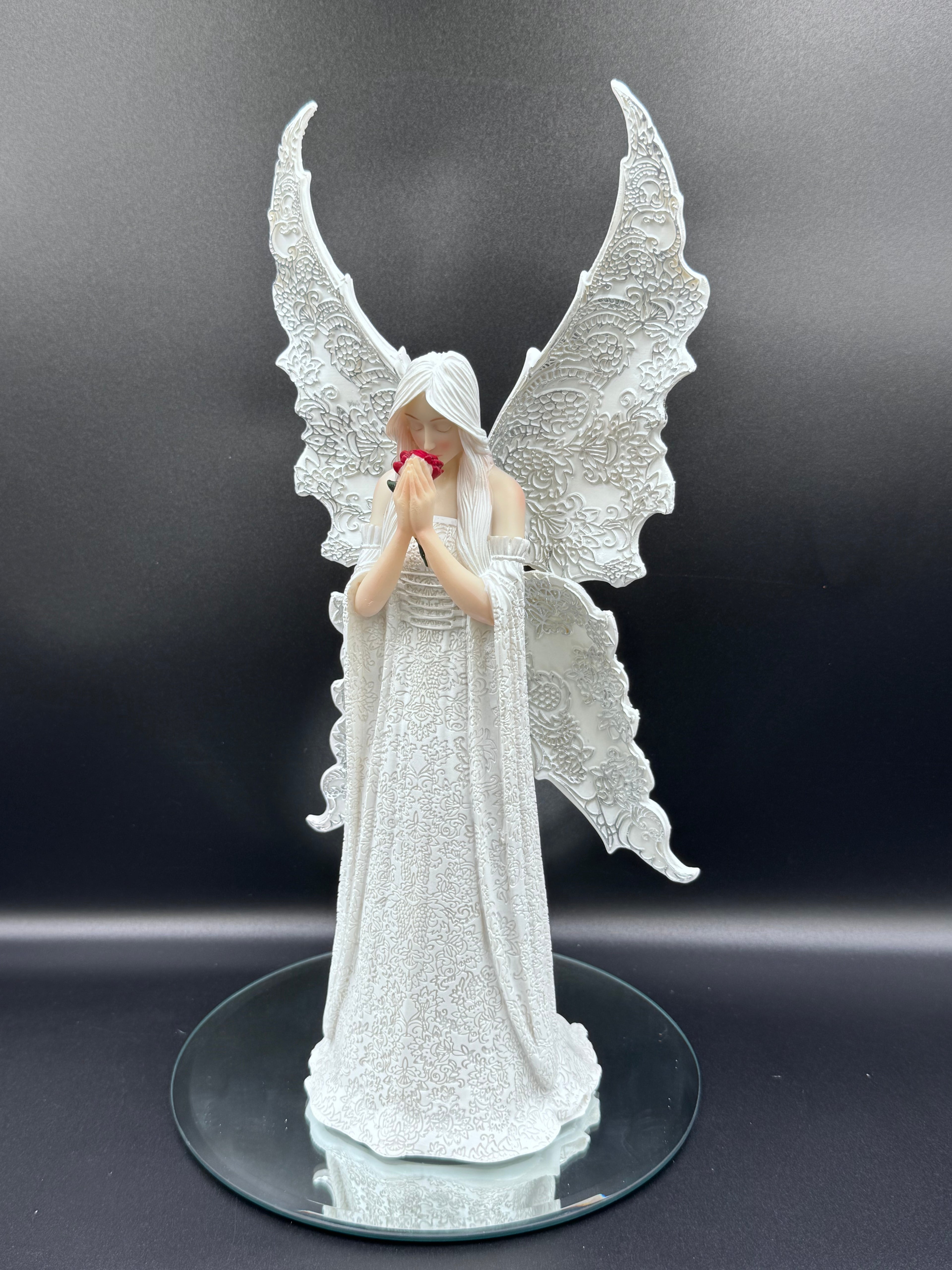 Anne Stokes Only Love Remains, Large Figurine, White, 35cm