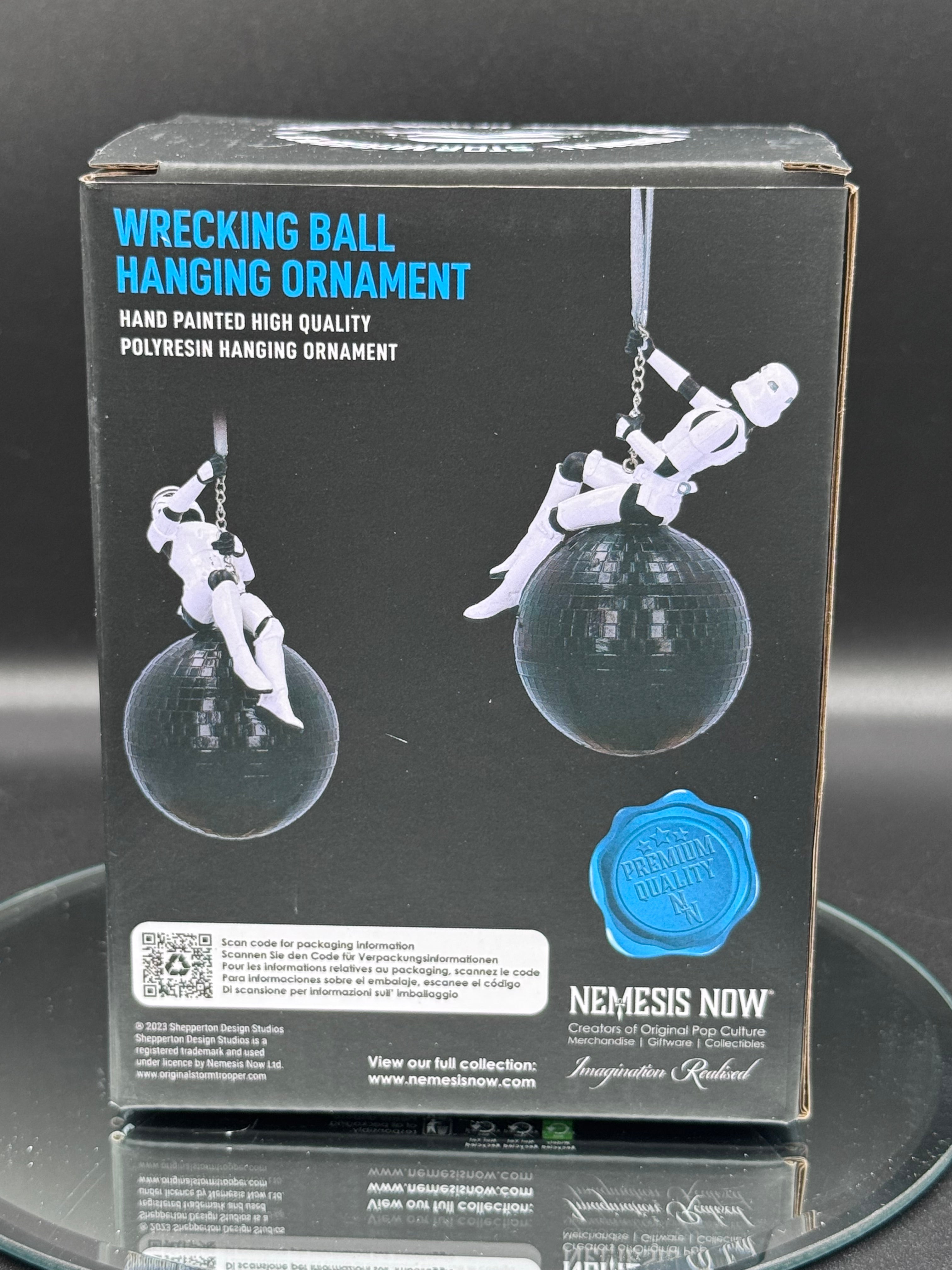 Officially Licensed Original Stormtrooper Wrecking Ball Hanging Ornament 13cm
