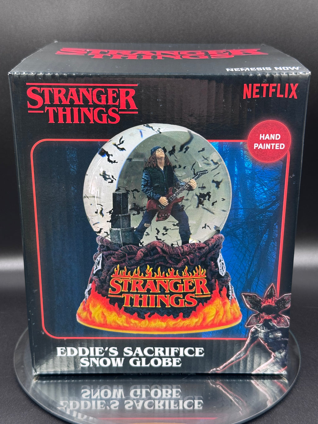 Stranger Things Eddie Munson Sacrifice Snow Globe | Officially Licensed | 14.5cm