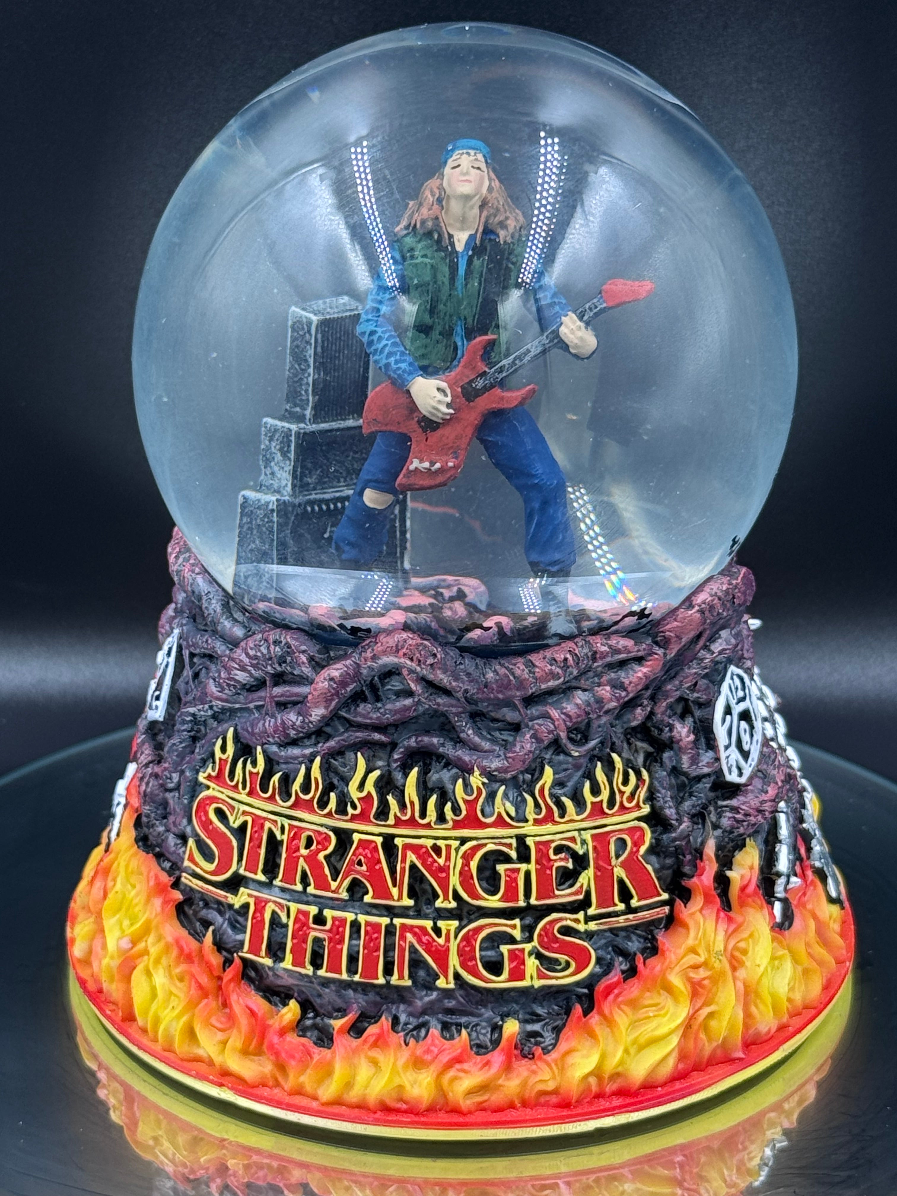 Stranger Things Eddie Munson Sacrifice Snow Globe | Officially Licensed | 14.5cm