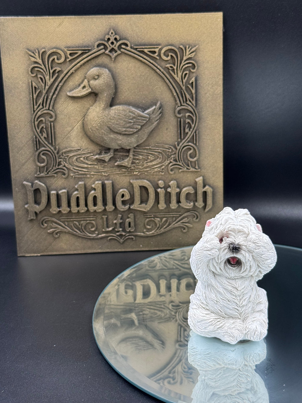 Three Wise Westies Figurine Set | See No Evil, Hear No Evil, Speak No Evil | 8cm