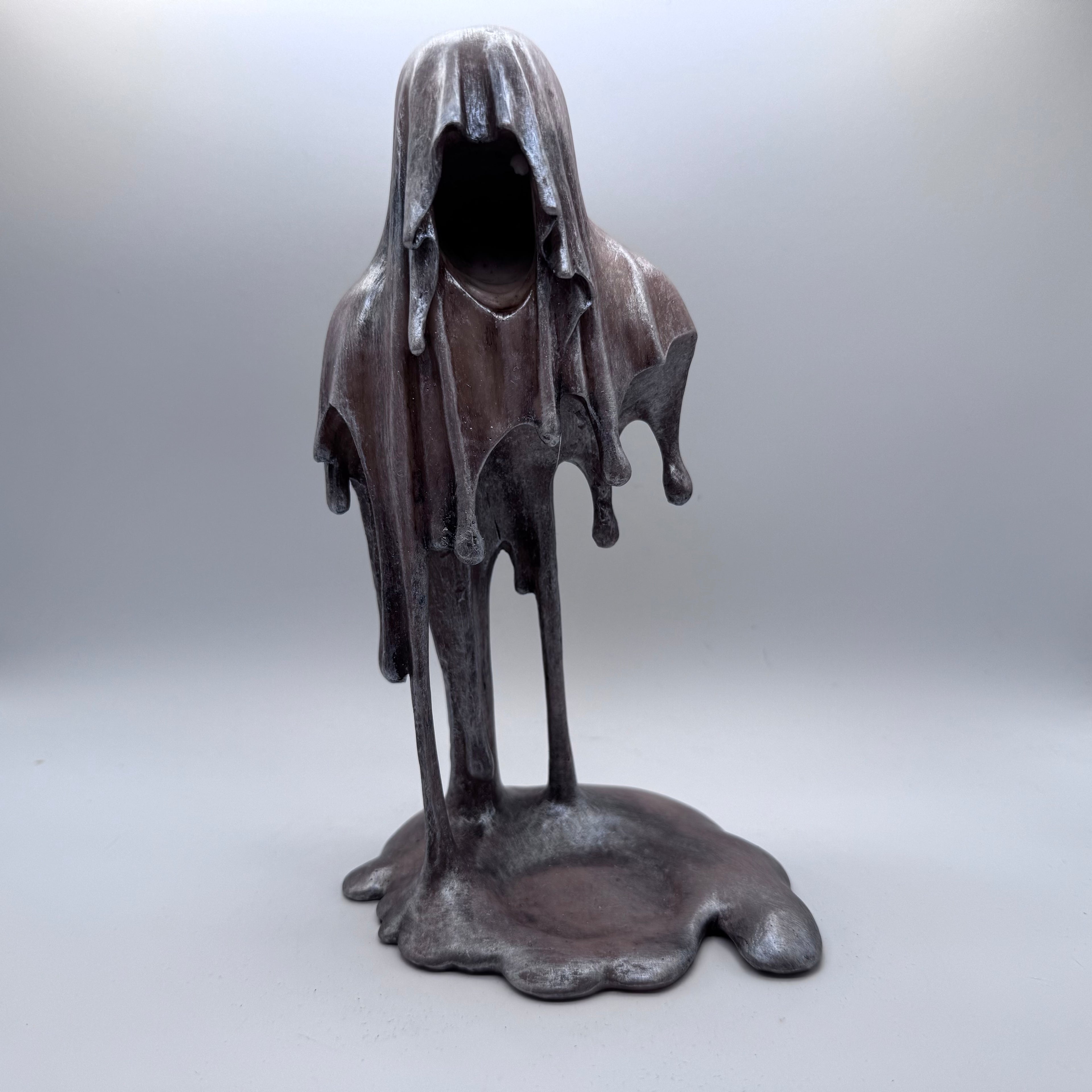 Reaper's Departure 20.5cm Resin Off White Melting Grim Reaper Ghost Ornament